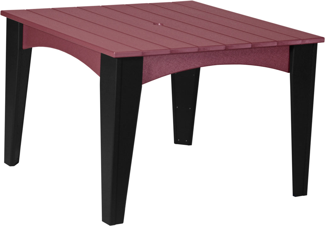 LuxCraft – 44″ Square Island Dining Table – Outdoor Table for Four Guests