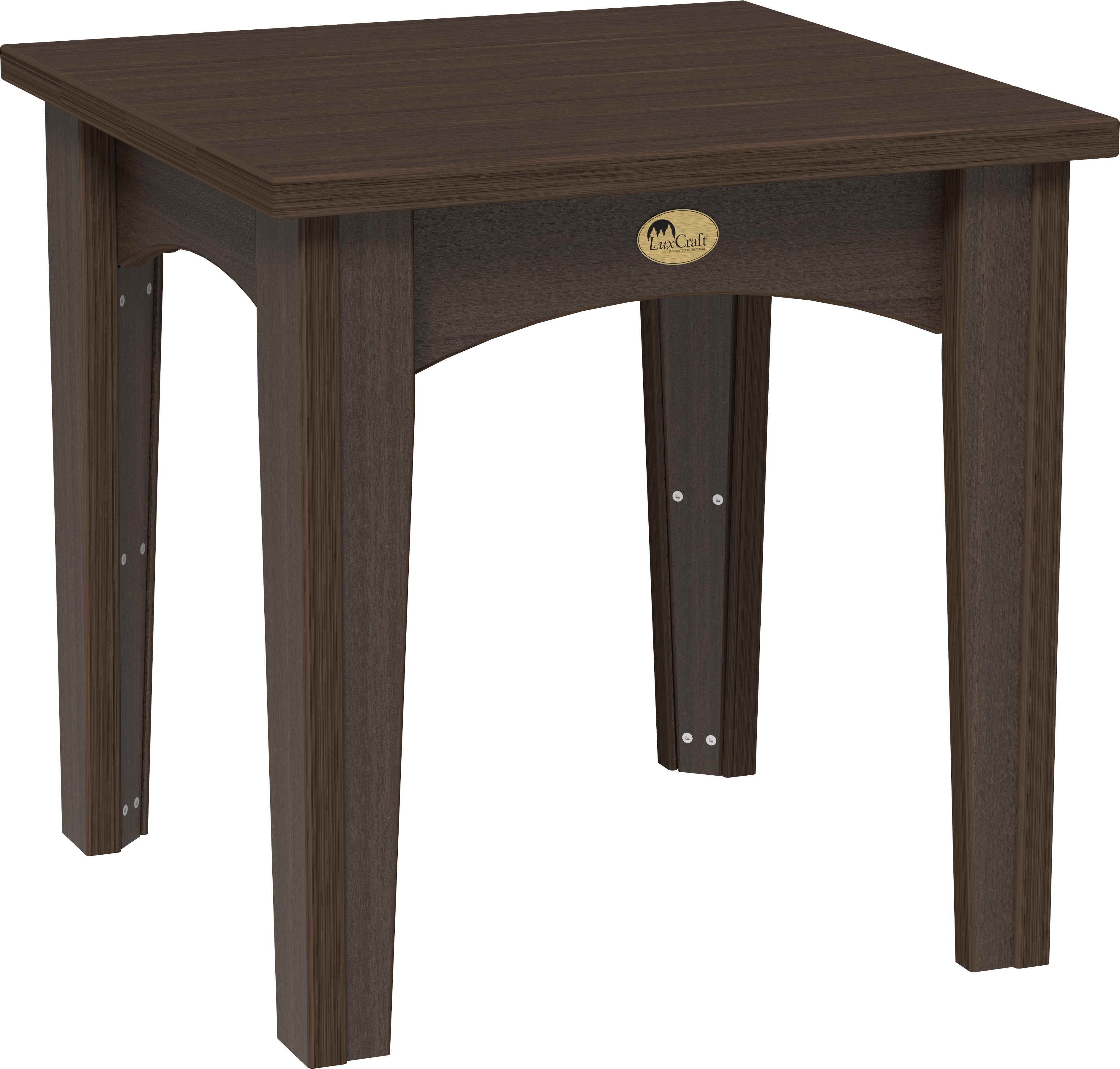 LuxCraft – Island End Table – Modern Outdoor Side Table for Patio Seating