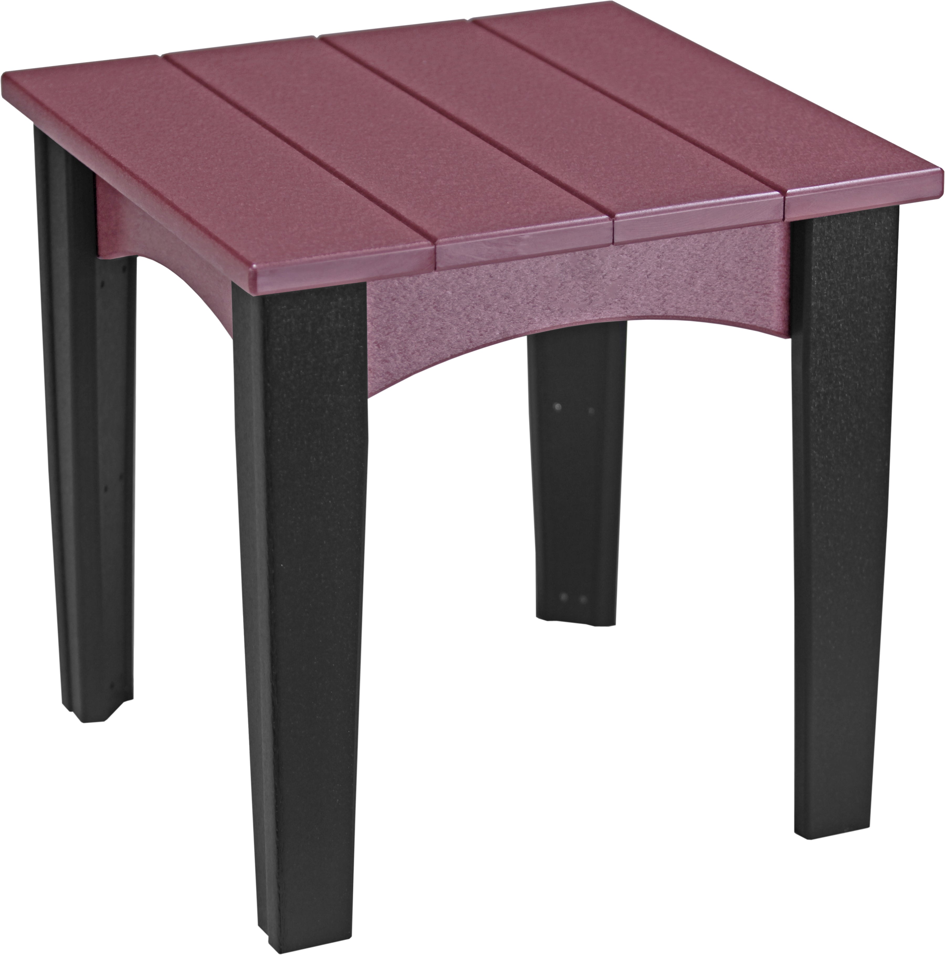 LuxCraft – Island End Table – Modern Outdoor Side Table for Patio Seating