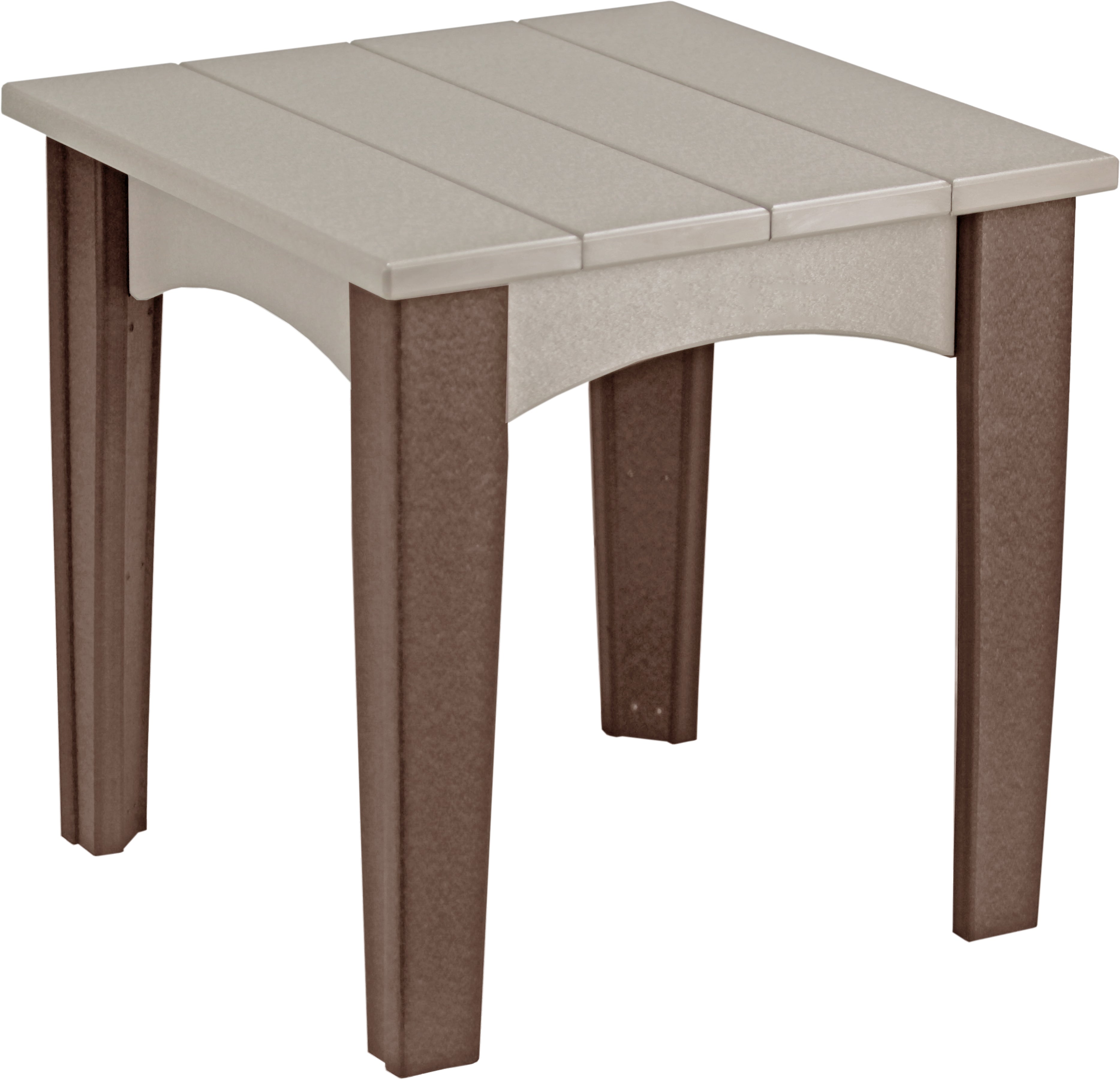 LuxCraft – Island End Table – Modern Outdoor Side Table for Patio Seating