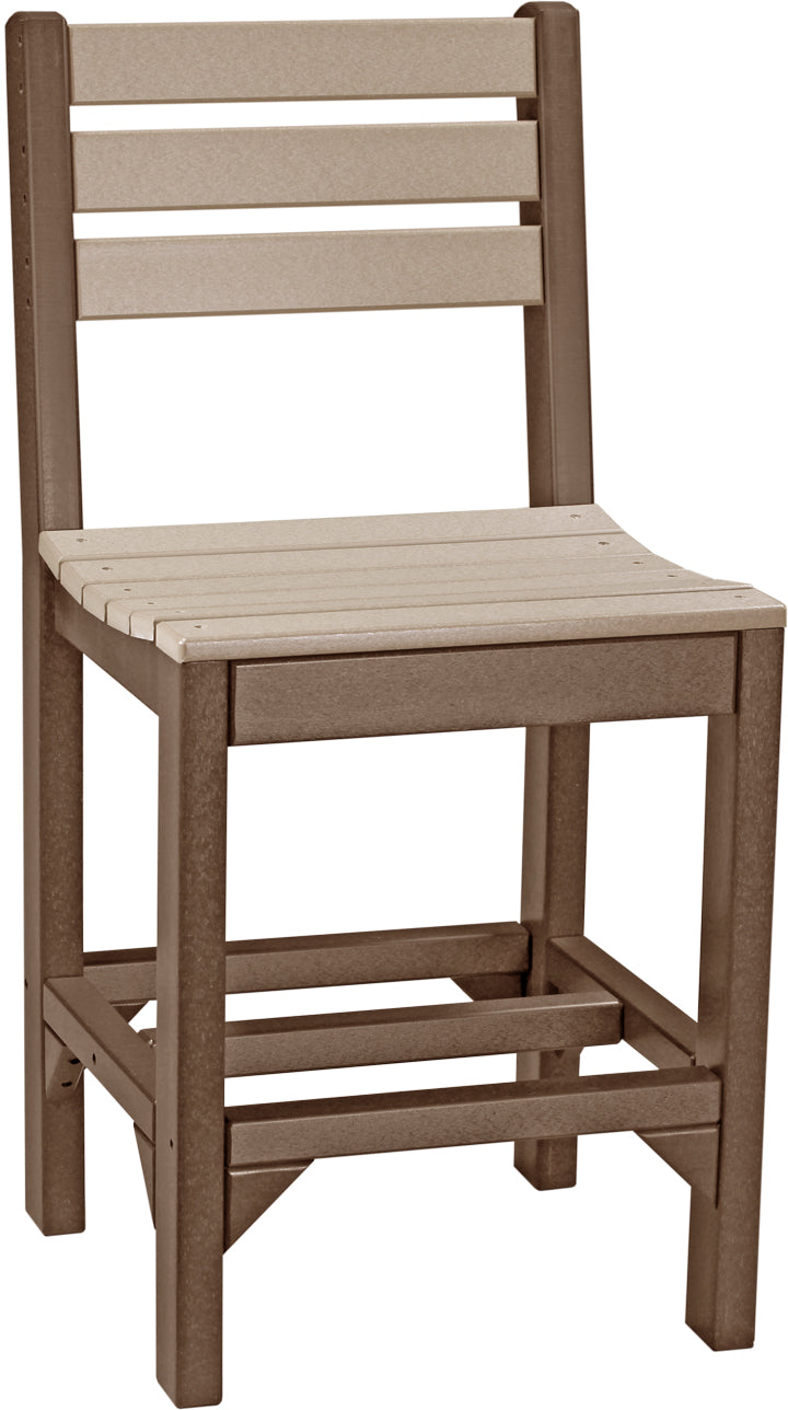 LuxCraft – Island Side Chair – Modern Outdoor Dining Chair for Patio Tables