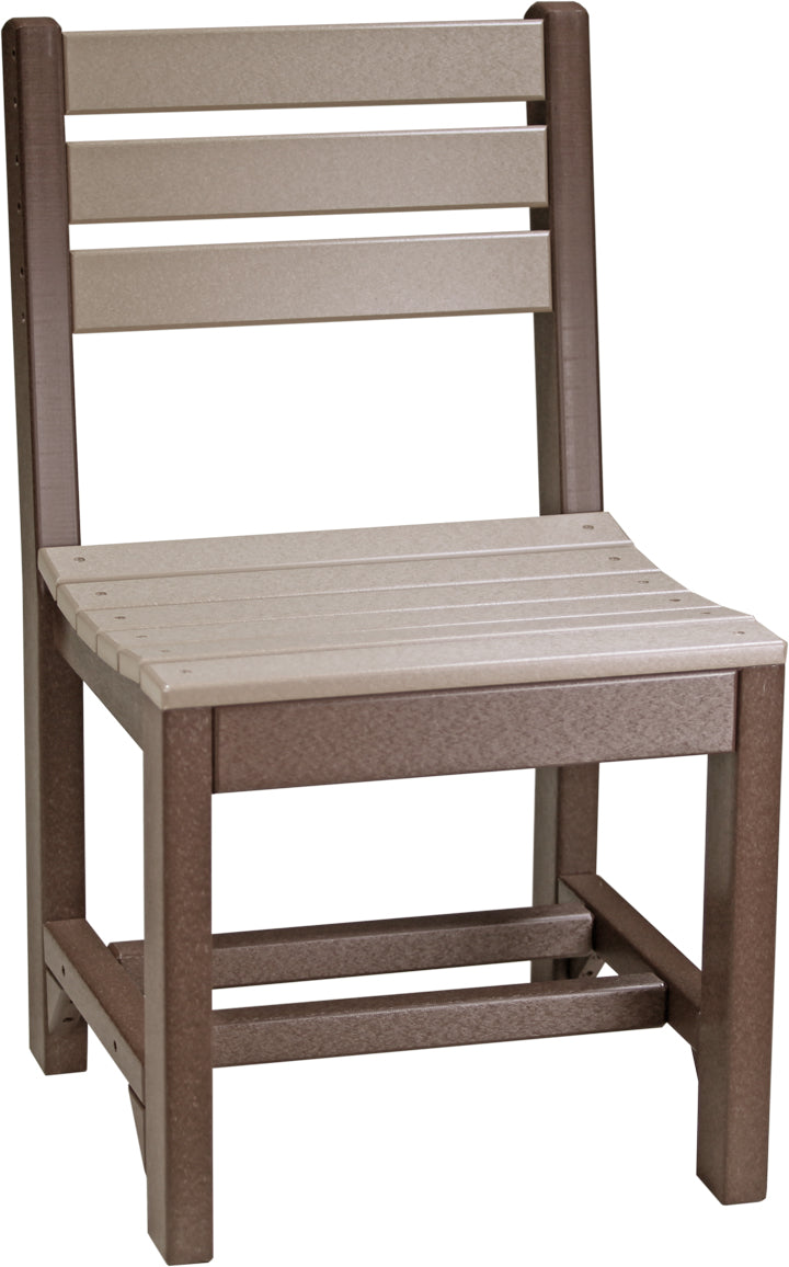 LuxCraft – Island Side Chair – Modern Outdoor Dining Chair for Patio Tables