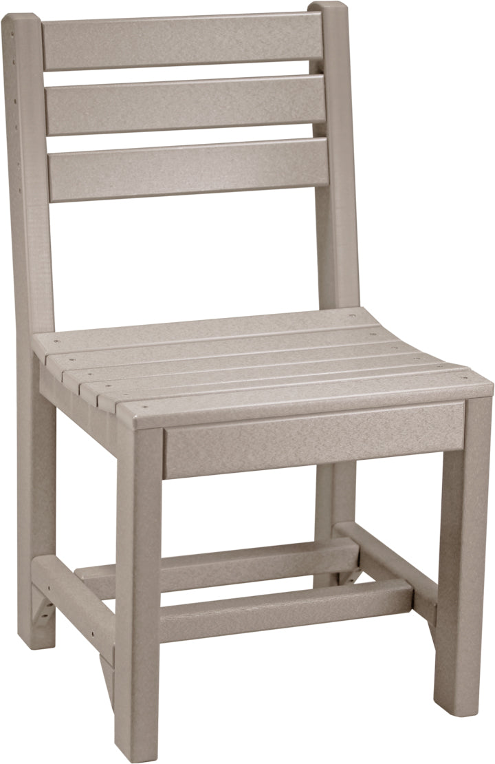 LuxCraft – Island Side Chair – Modern Outdoor Dining Chair for Patio Tables