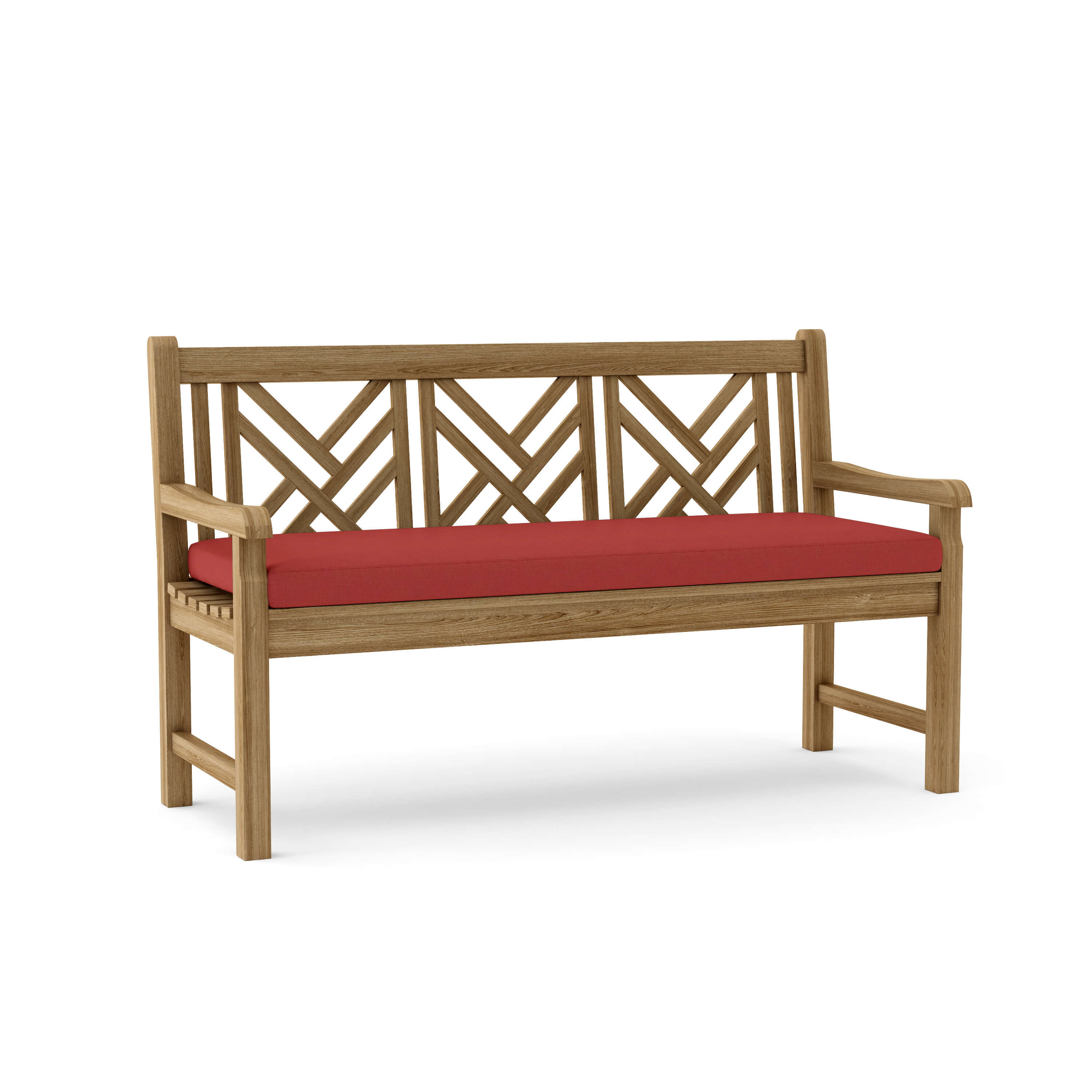 Anderson Teak Vilano 3-Seater Bench – Solid Teak Outdoor Garden Bench