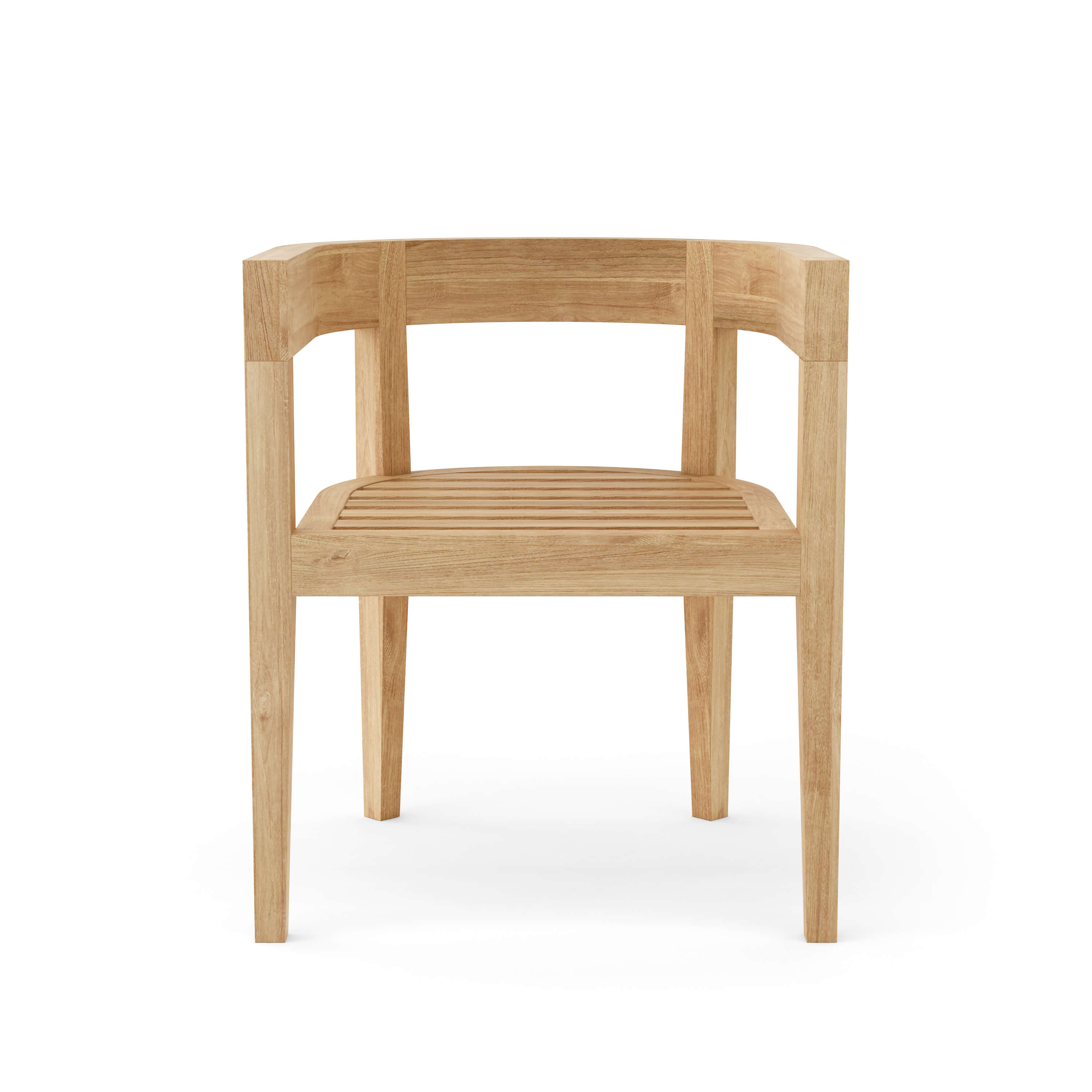 Anderson Teak Coronado Dining Armchair – Teak Outdoor Dining Seating with Cushions