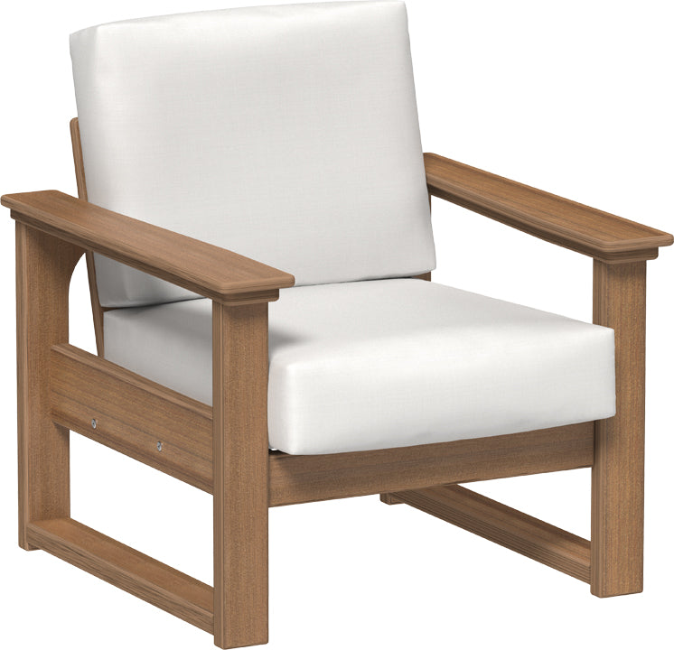 LuxCraft Lanai Deep Seating Chair – Weather-Resistant Cushioned Comfort