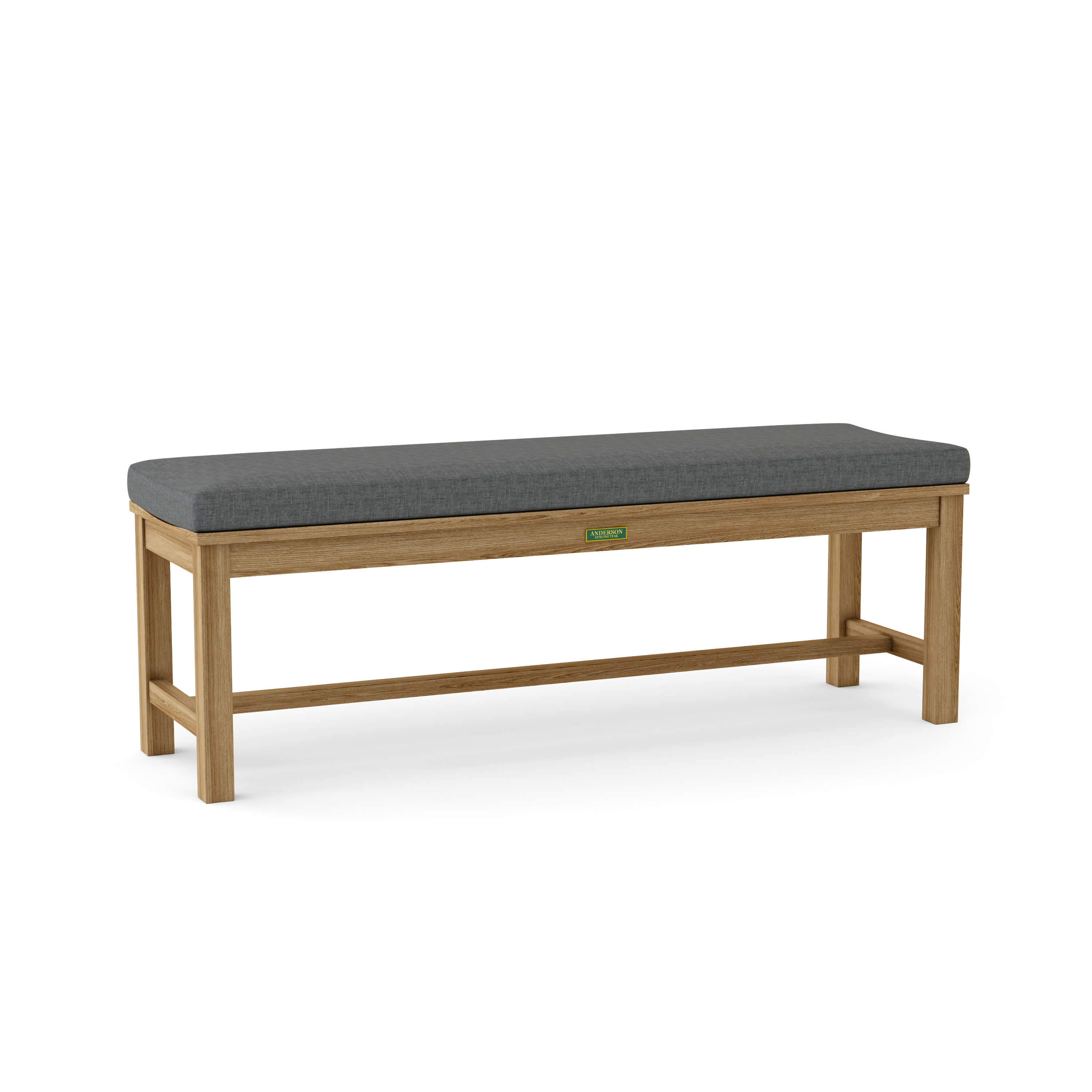 Anderson Teak – Casablanca 3-Seater Backless Bench – Curved Teak Seating