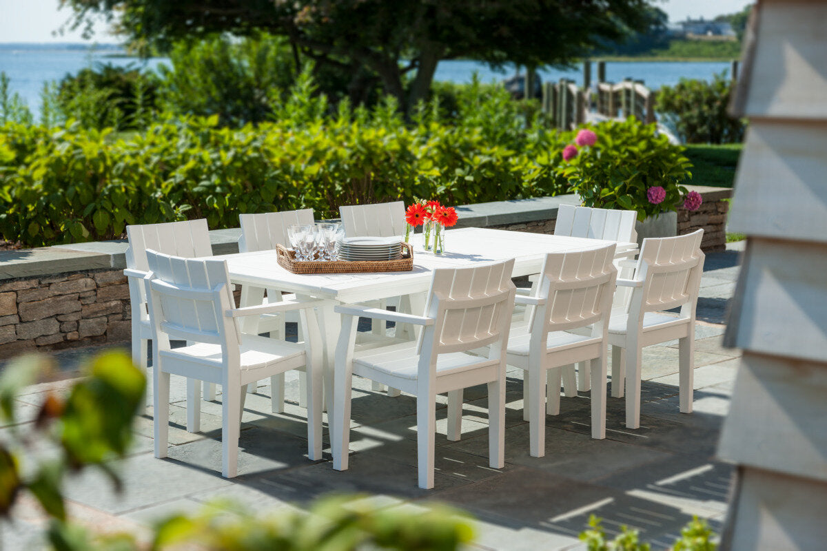 Seaside MAD Dining Table 40″ x 85″ – Modern Outdoor Patio Table