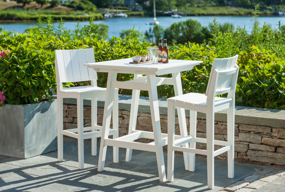 Seaside MAD Bar Arm Chair – Outdoor Bar Height Patio Chair with Arms