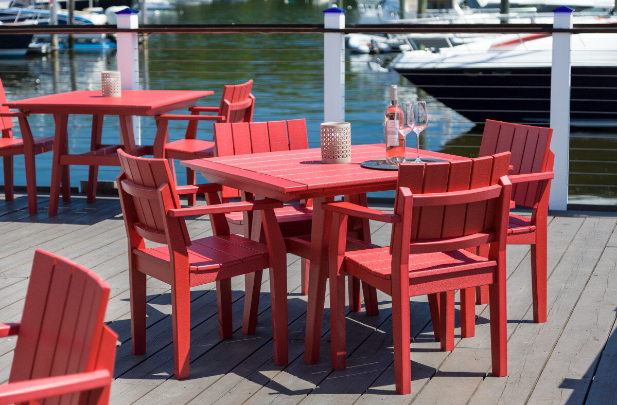 Seaside MAD 25″ Aluminum Outdoor Dining Arm Chair