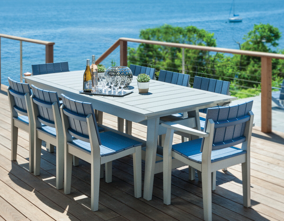 Seaside MAD 18″ Aluminum Outdoor Dining Side Chair