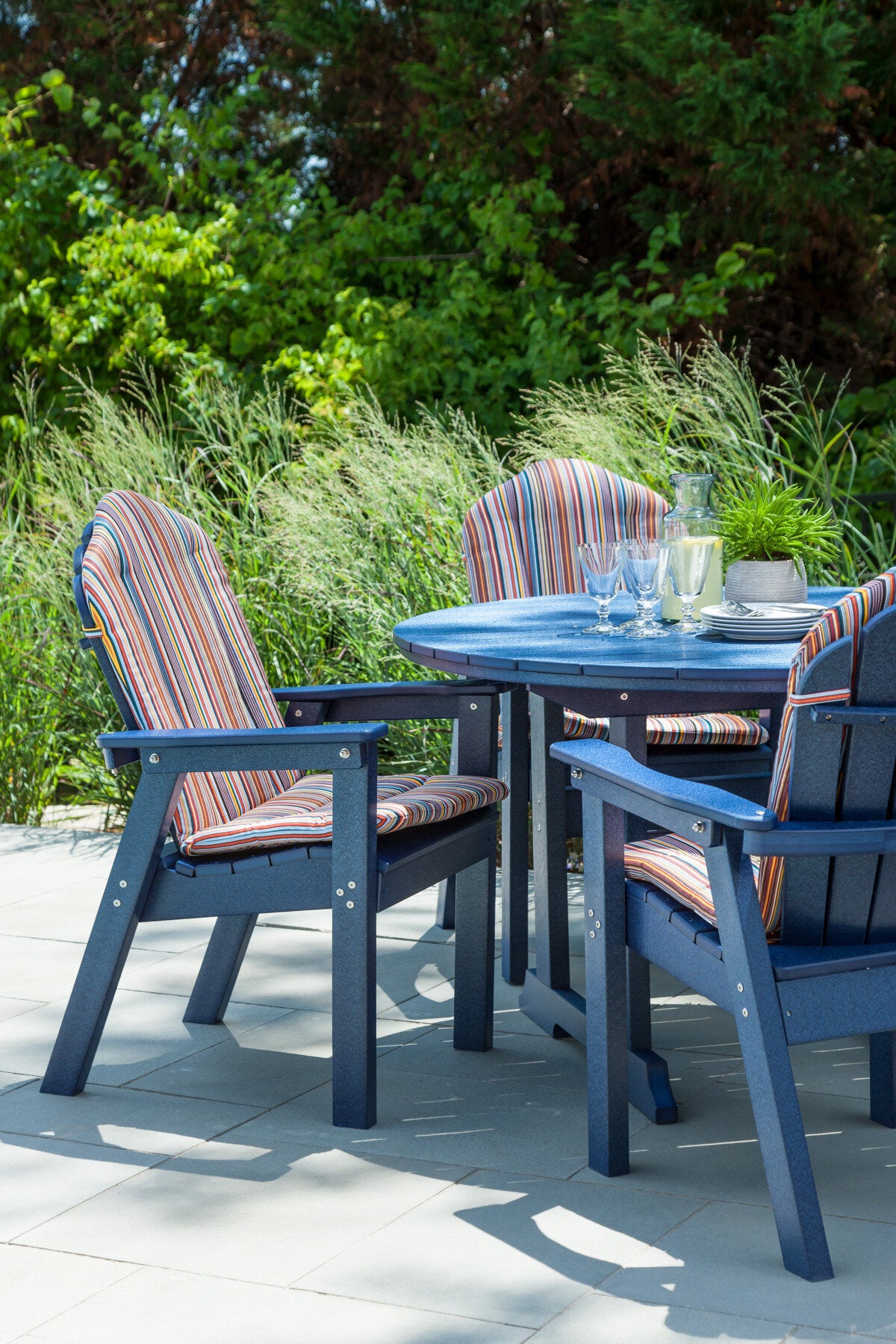 Seaside Adirondack Classic Dining Chair – Outdoor Patio Dining Seating