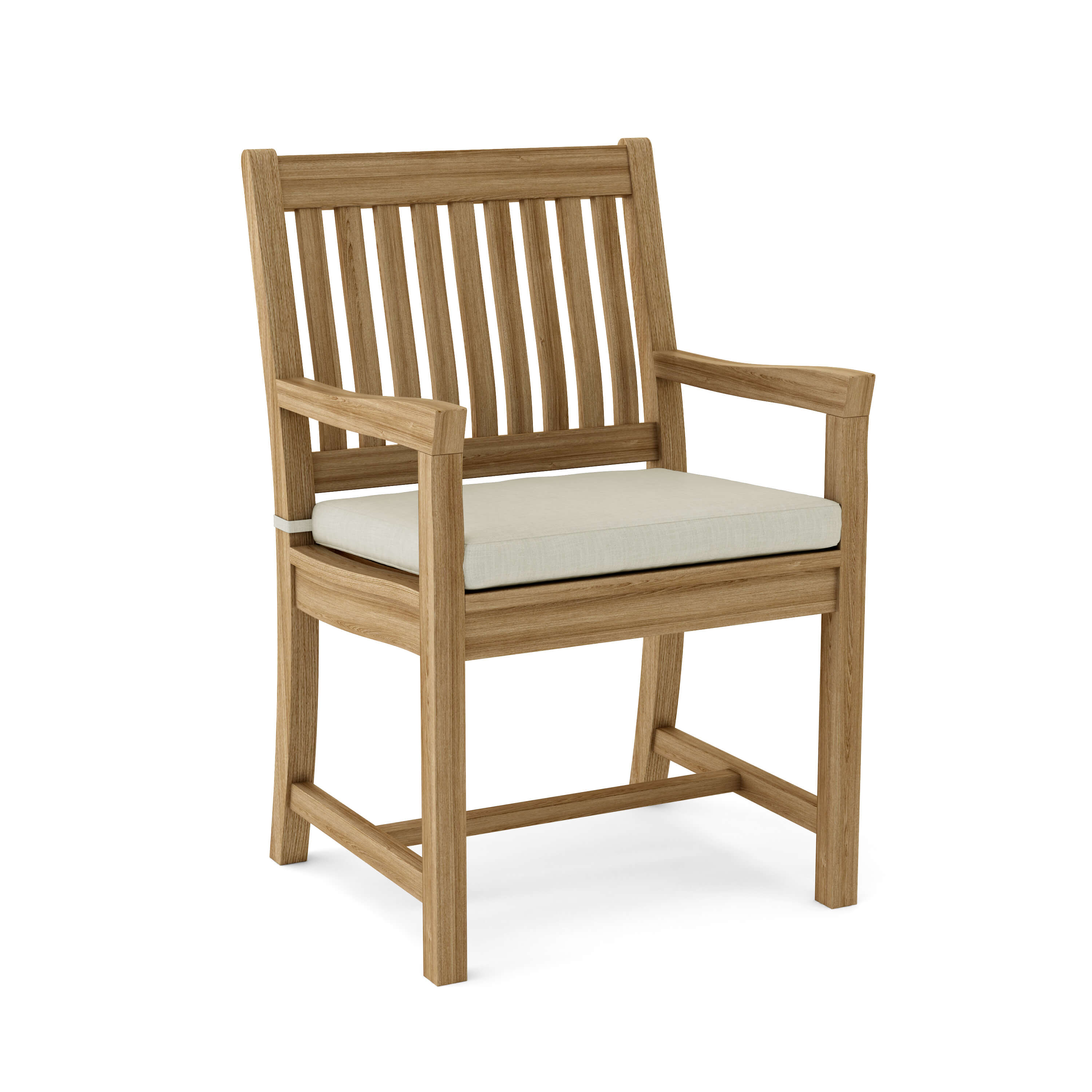 Anderson Teak Rialto Dining Armchair – Solid Teak Outdoor Dining Seating
