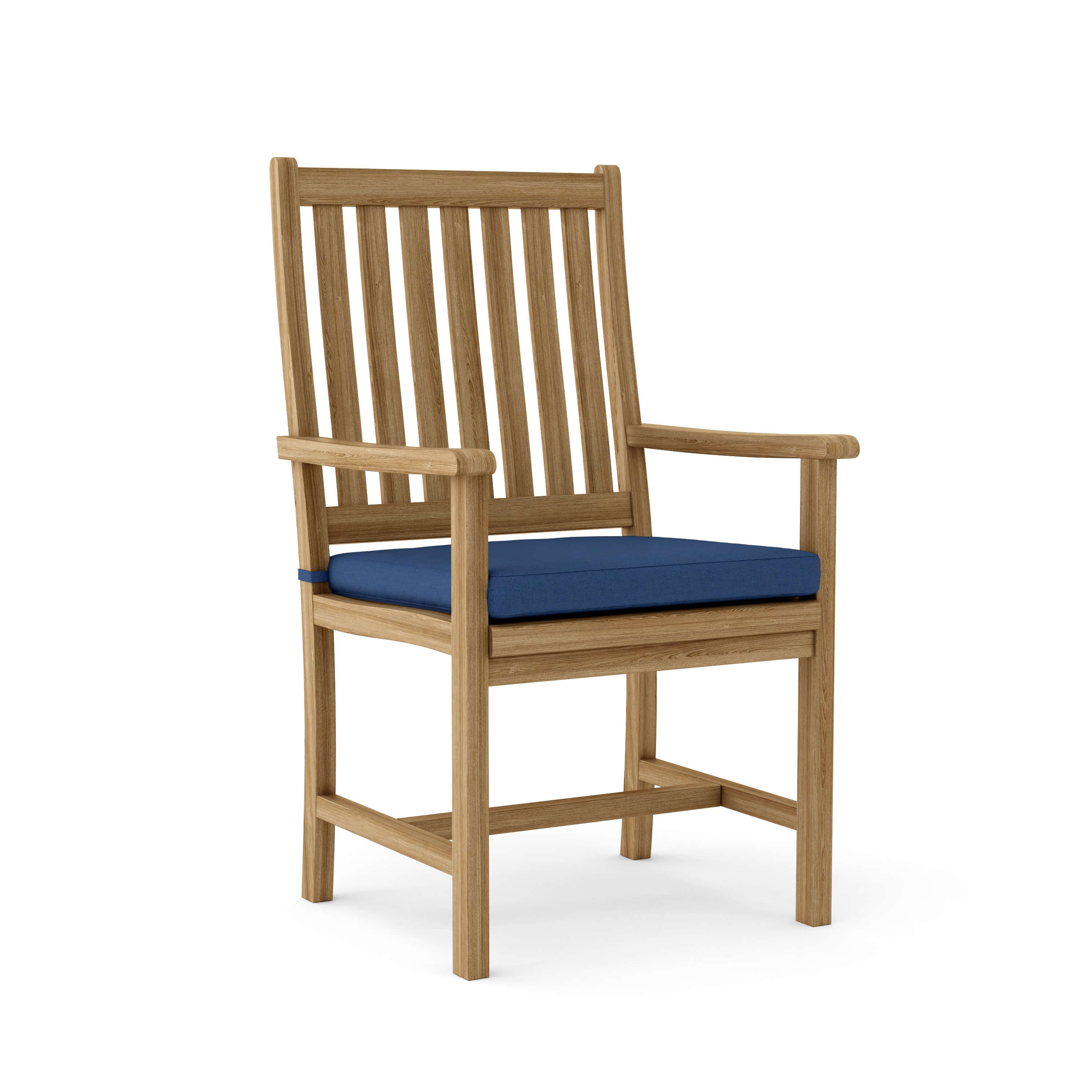 Anderson Teak Wilshire Dining Armchair – Solid Teak Outdoor Dining Seating