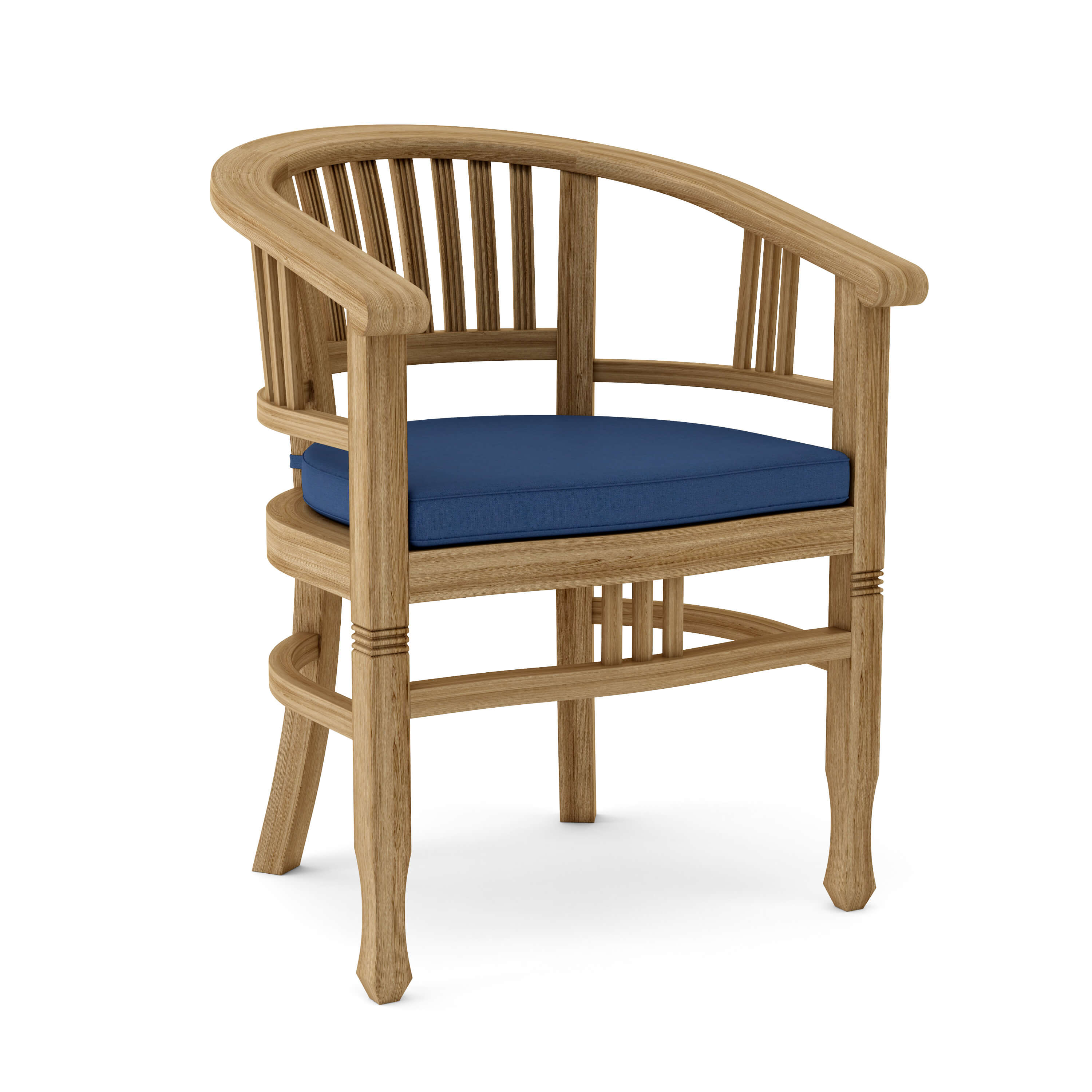 Anderson Teak Captain Dining Armchair – Solid Teak Outdoor Dining Seating