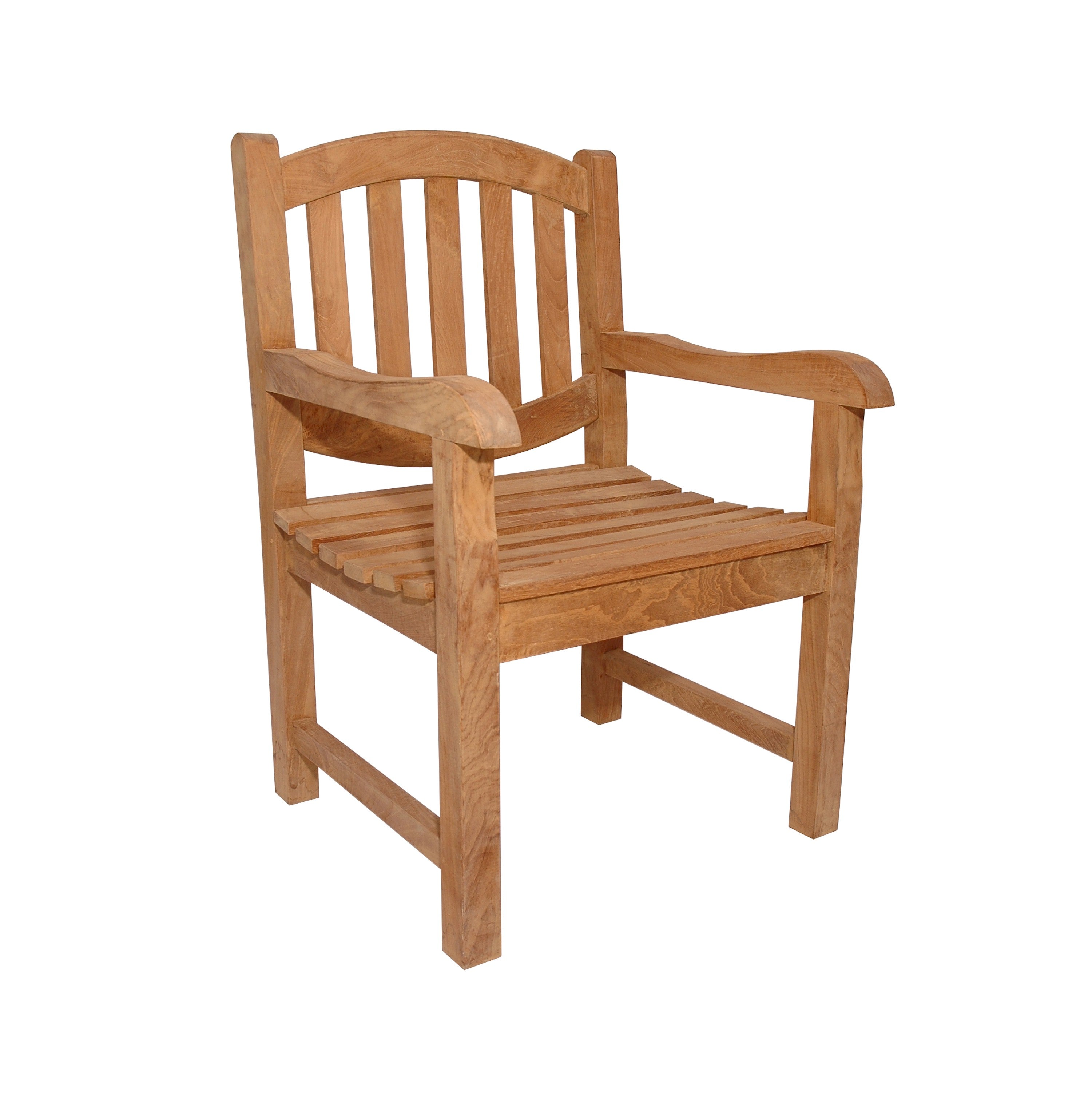 Anderson Teak Kingston Dining Armchair – Solid Teak Outdoor Dining Seating