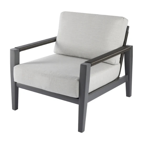 Elementi Laguna 31″ Square Aluminum Outdoor Lounge Chair