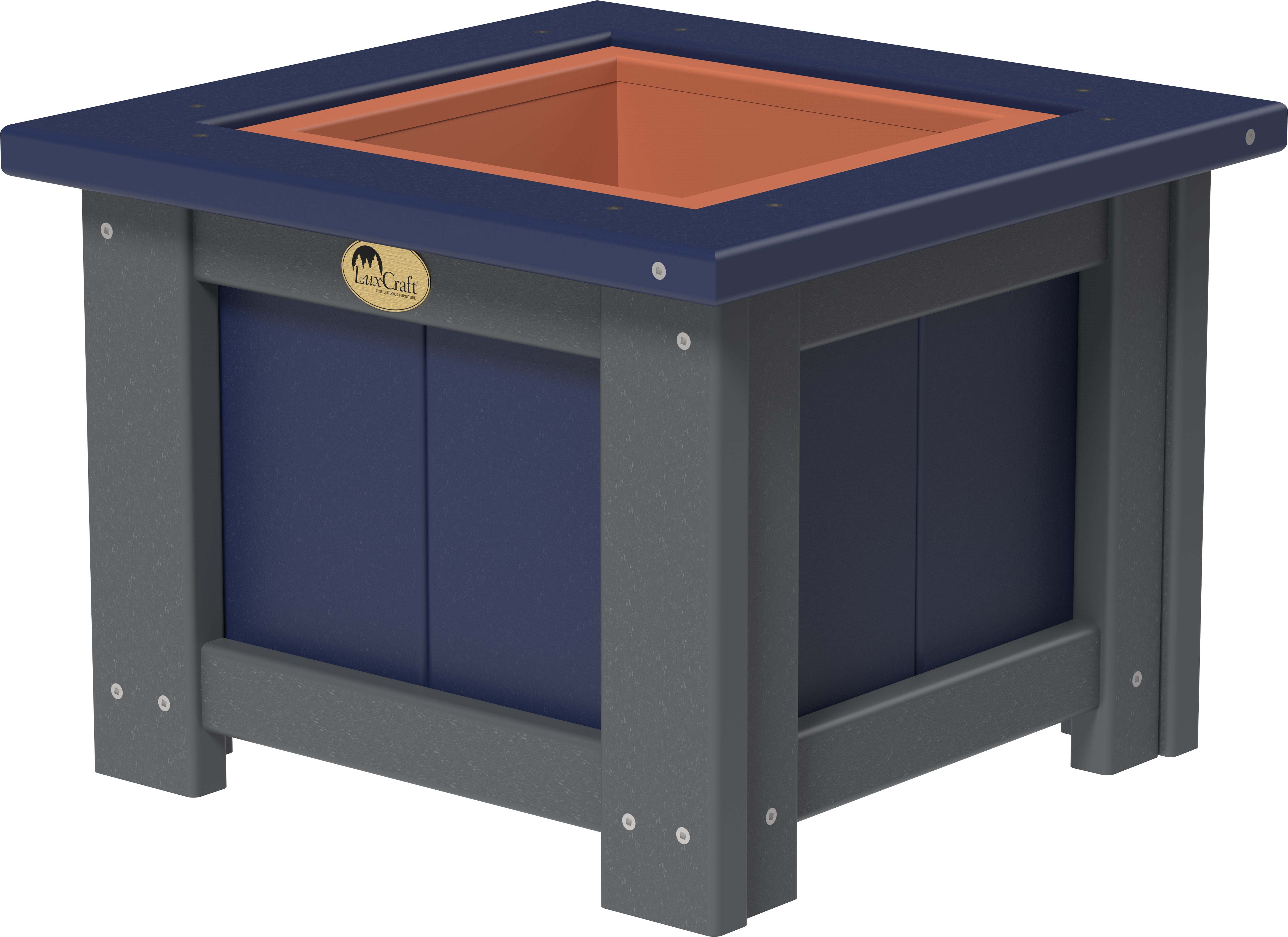 LuxCraft – Square Planter – Durable Outdoor Planter with Drainage Liner