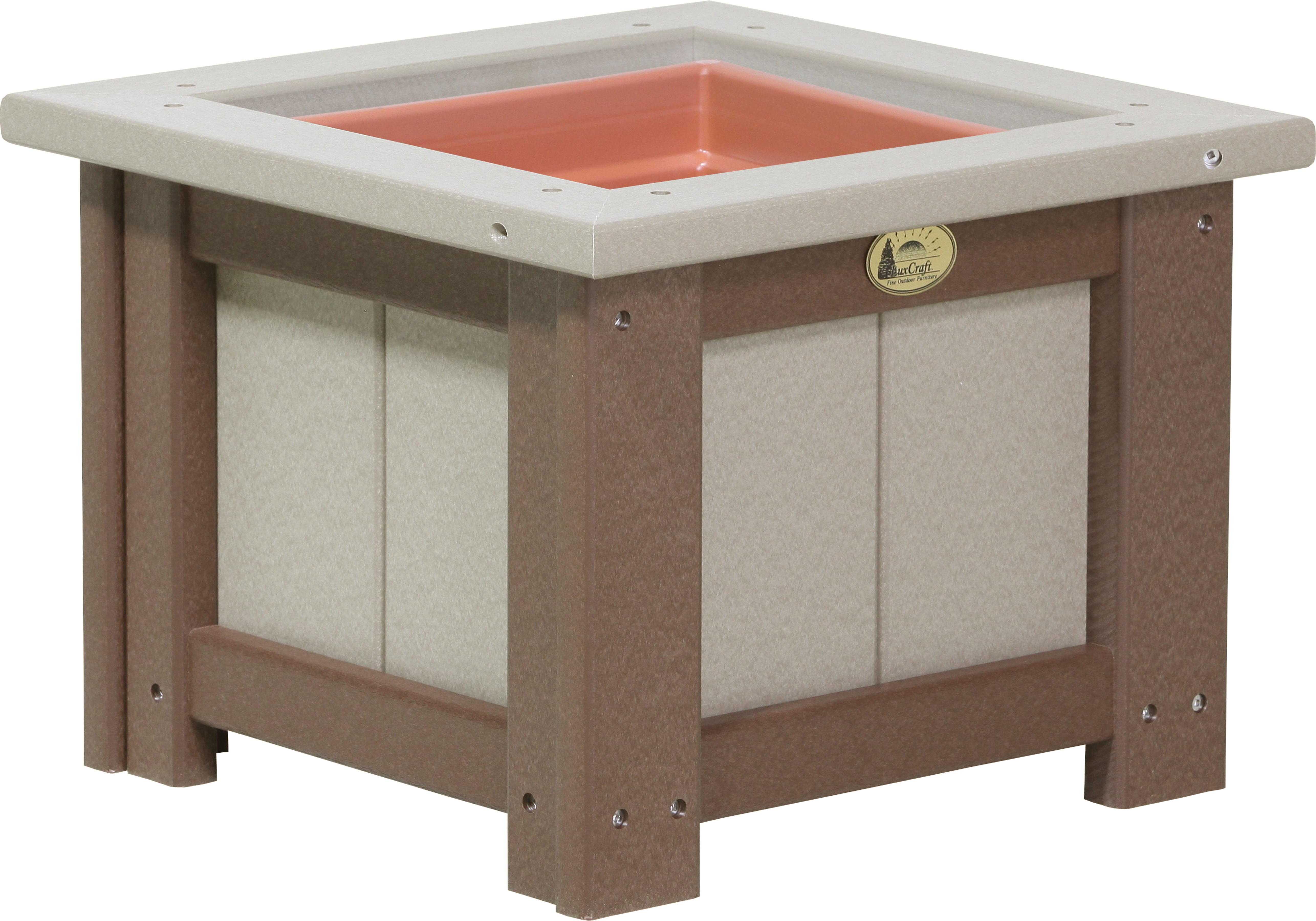 LuxCraft – Square Planter – Durable Outdoor Planter with Drainage Liner