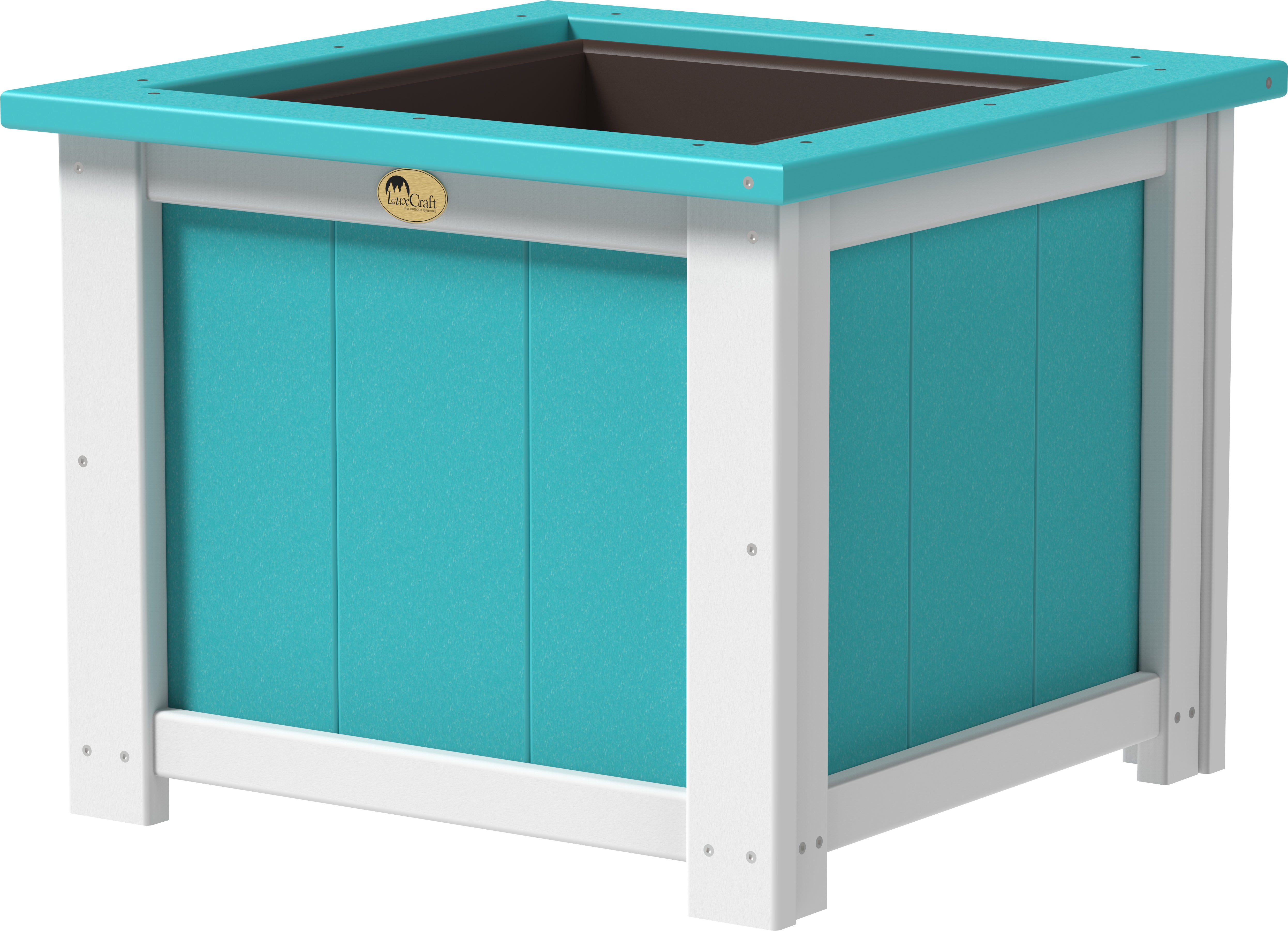LuxCraft – Square Planter – Durable Outdoor Planter with Drainage Liner