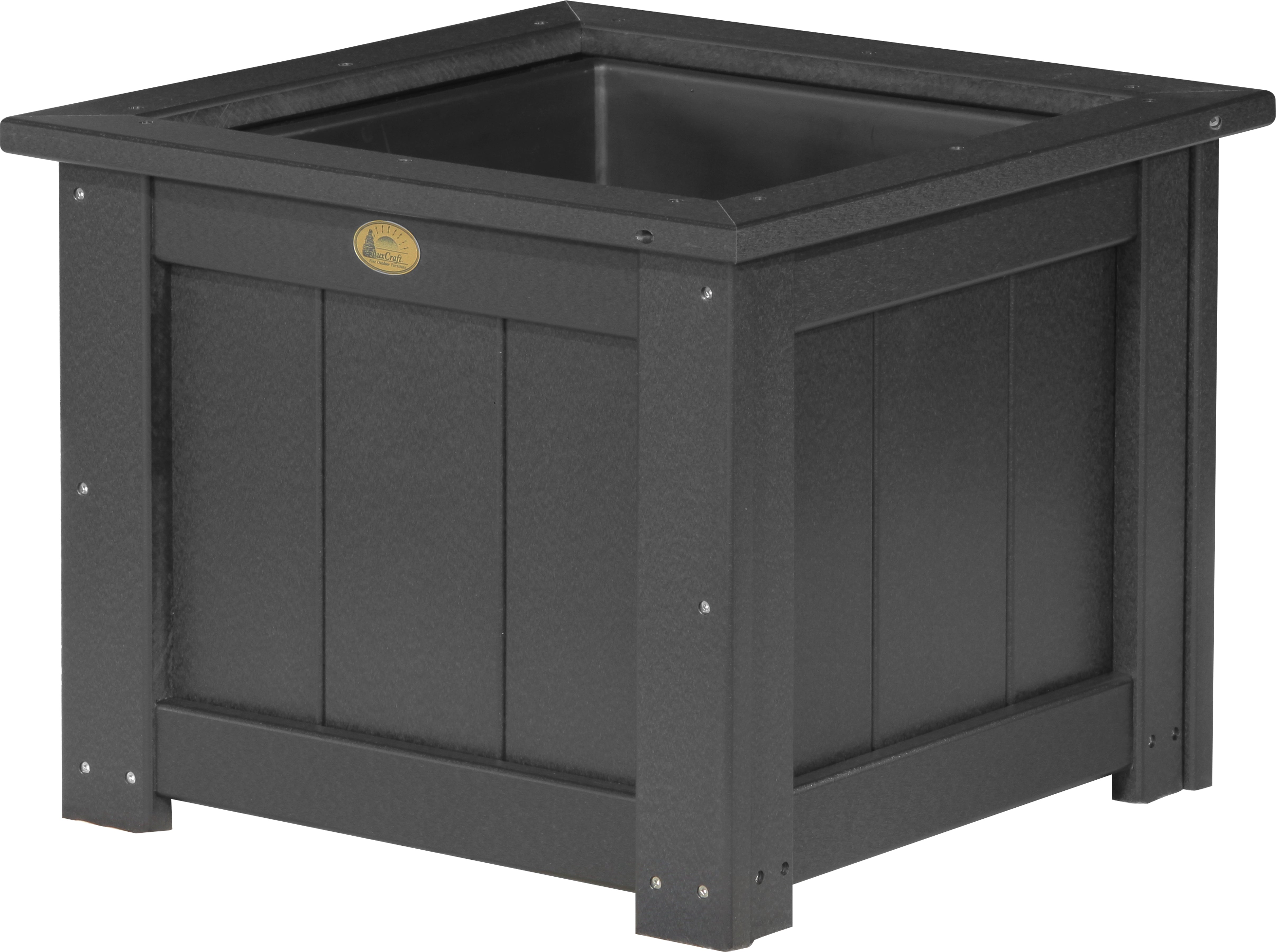 LuxCraft – Square Planter – Durable Outdoor Planter with Drainage Liner