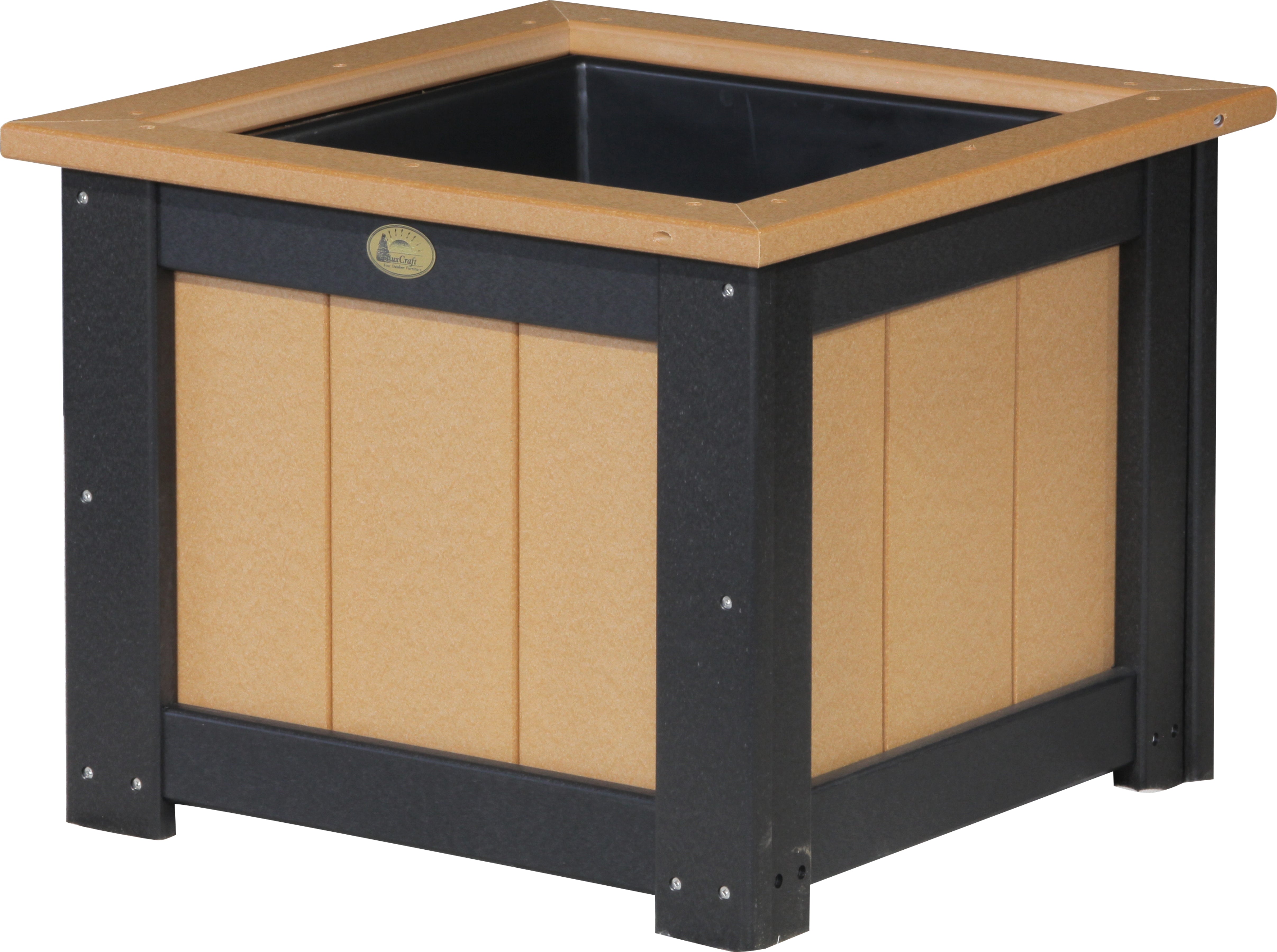 LuxCraft – Square Planter – Durable Outdoor Planter with Drainage Liner