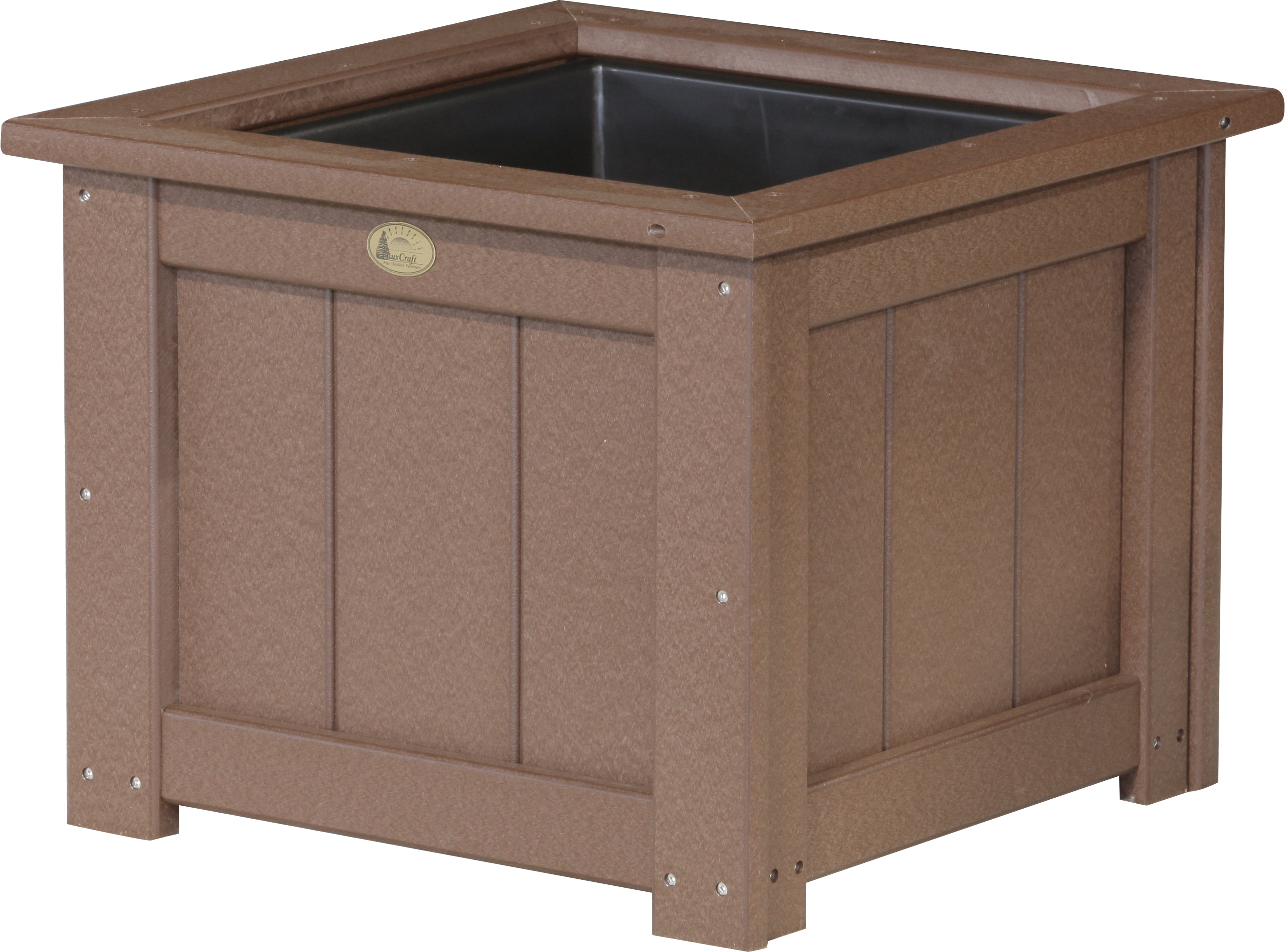 LuxCraft – Square Planter – Durable Outdoor Planter with Drainage Liner