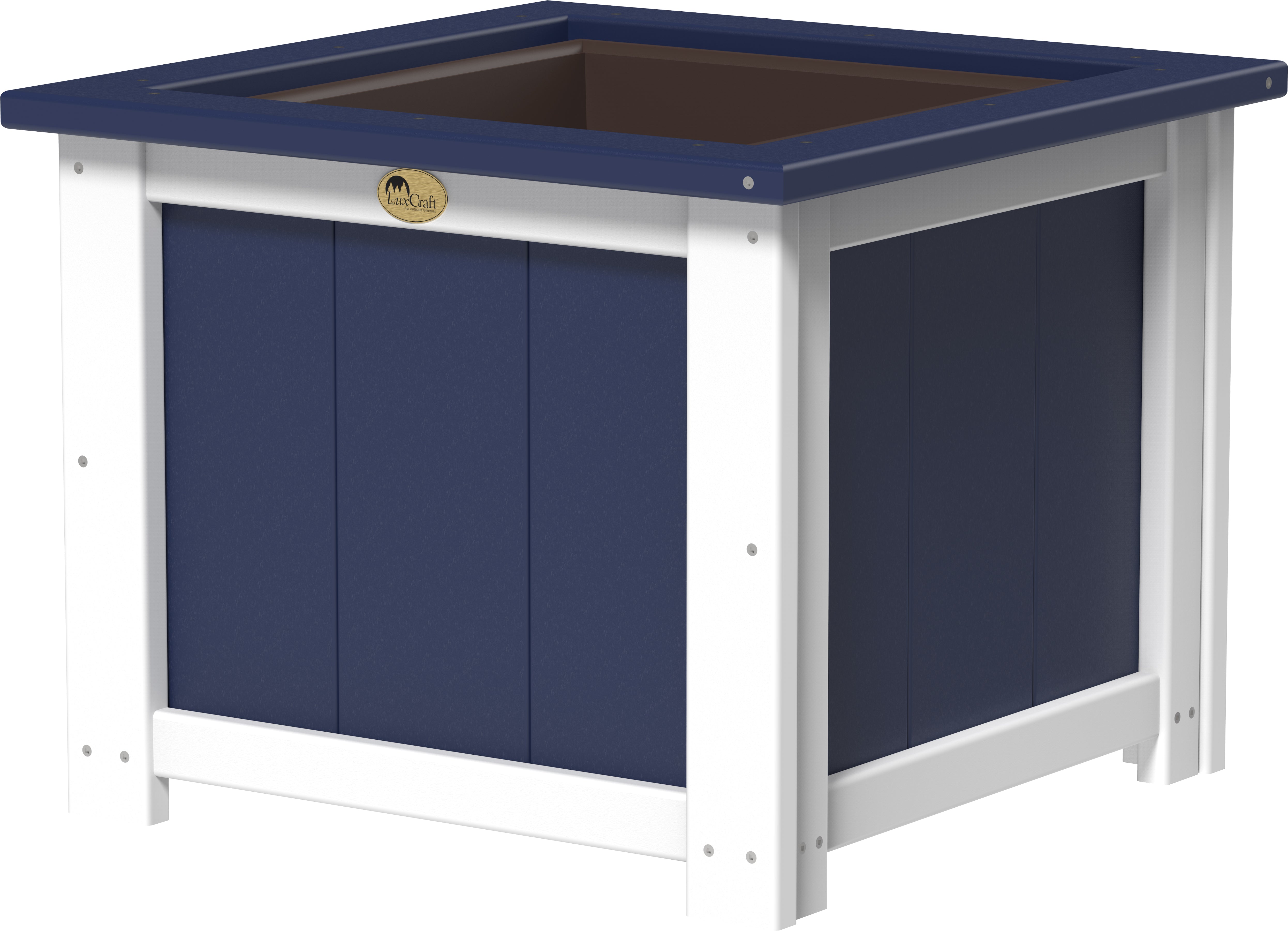 LuxCraft – Square Planter – Durable Outdoor Planter with Drainage Liner