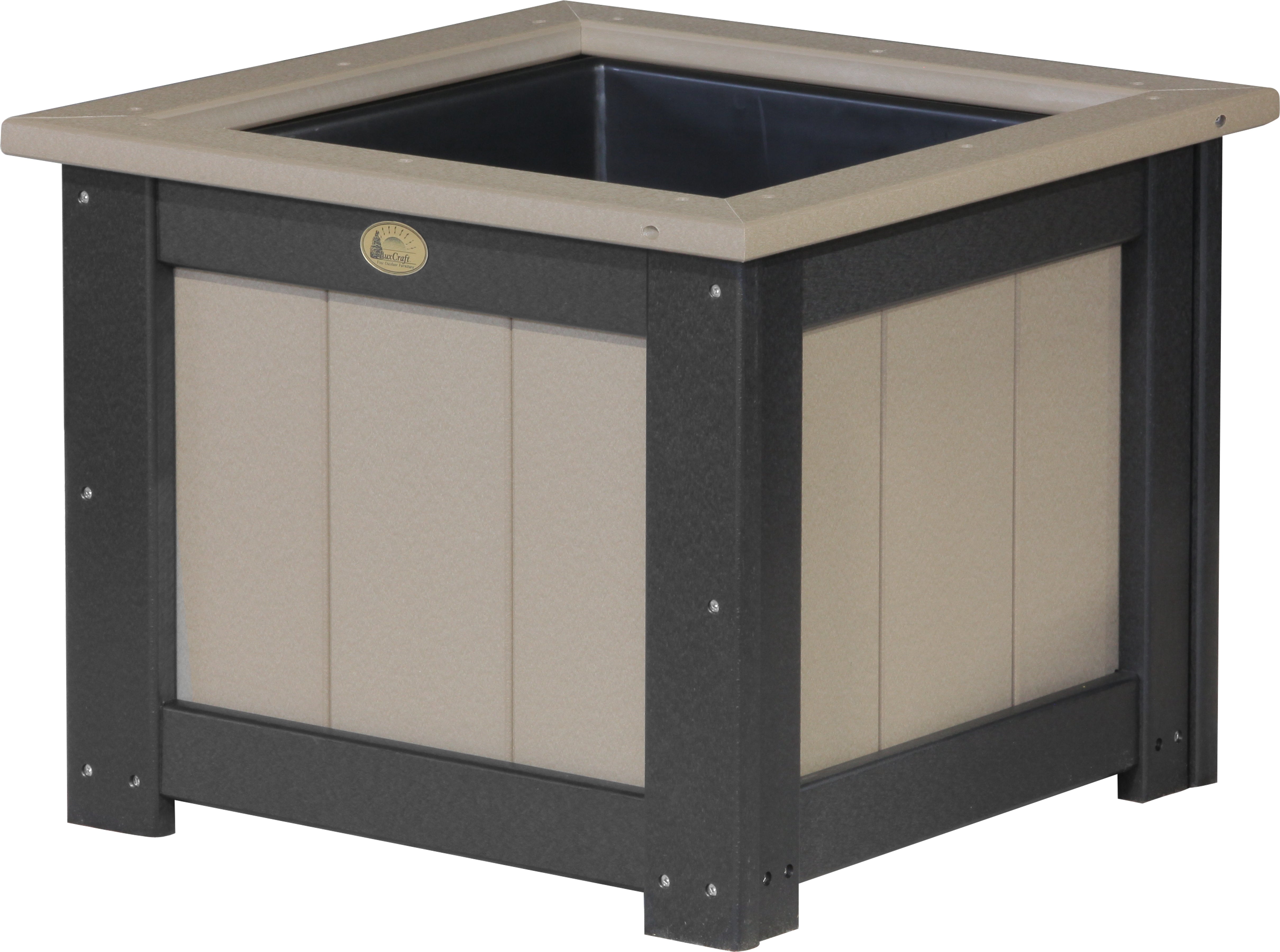 LuxCraft – Square Planter – Durable Outdoor Planter with Drainage Liner