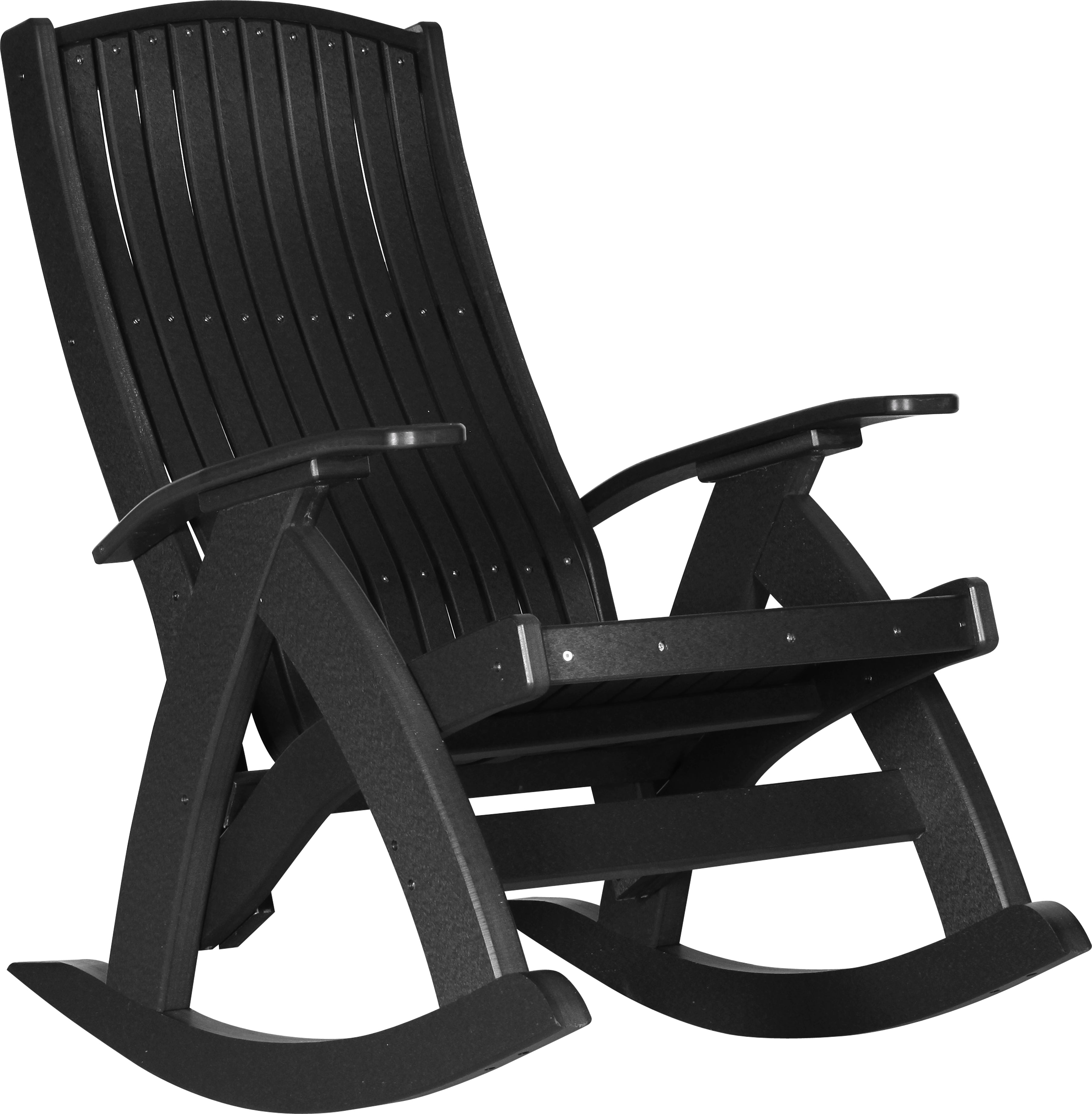 LuxCraft – Comfort Rocker – Smooth Outdoor Rocking Chair for Patio Relaxation