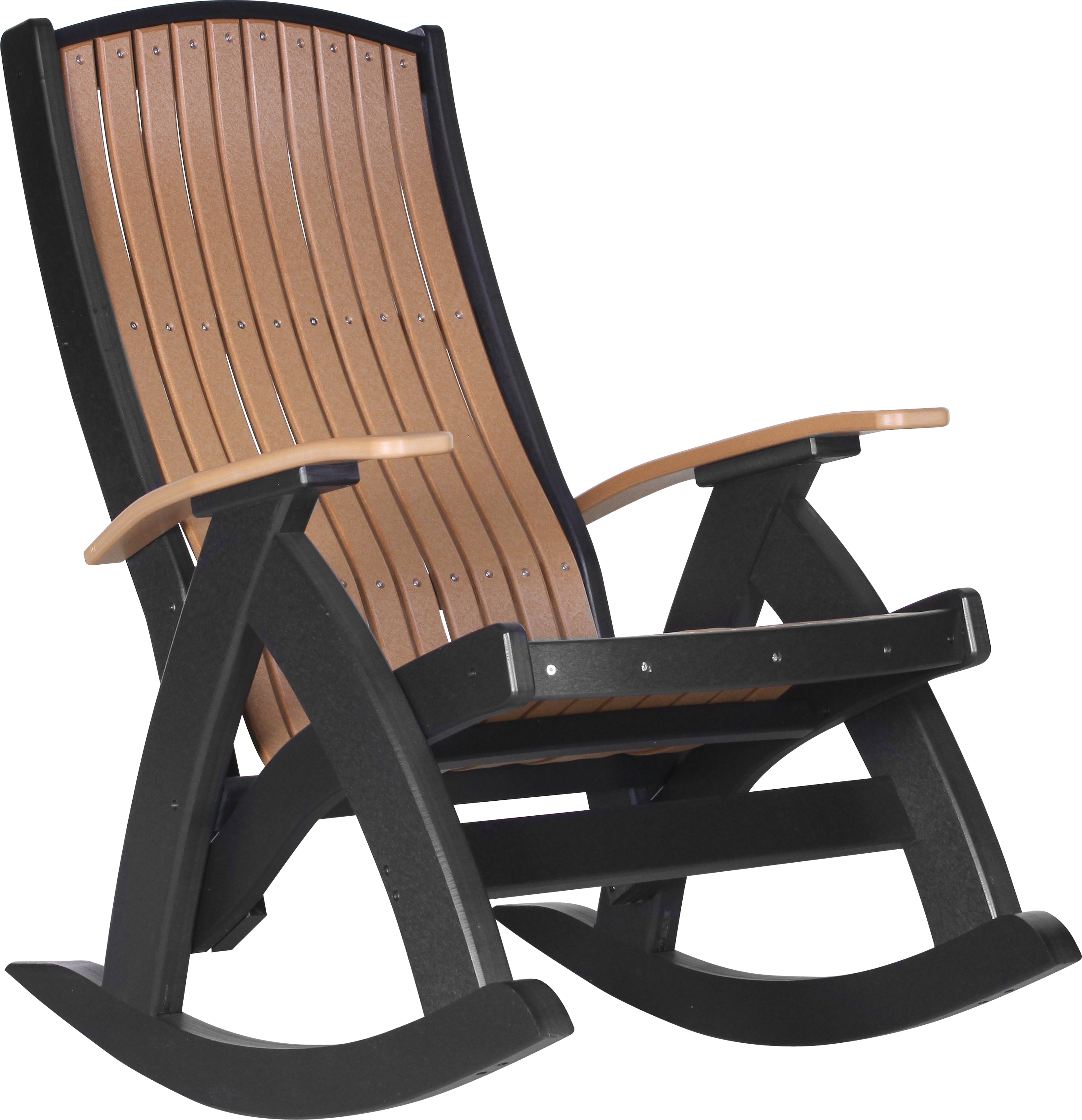 LuxCraft – Comfort Rocker – Smooth Outdoor Rocking Chair for Patio Relaxation
