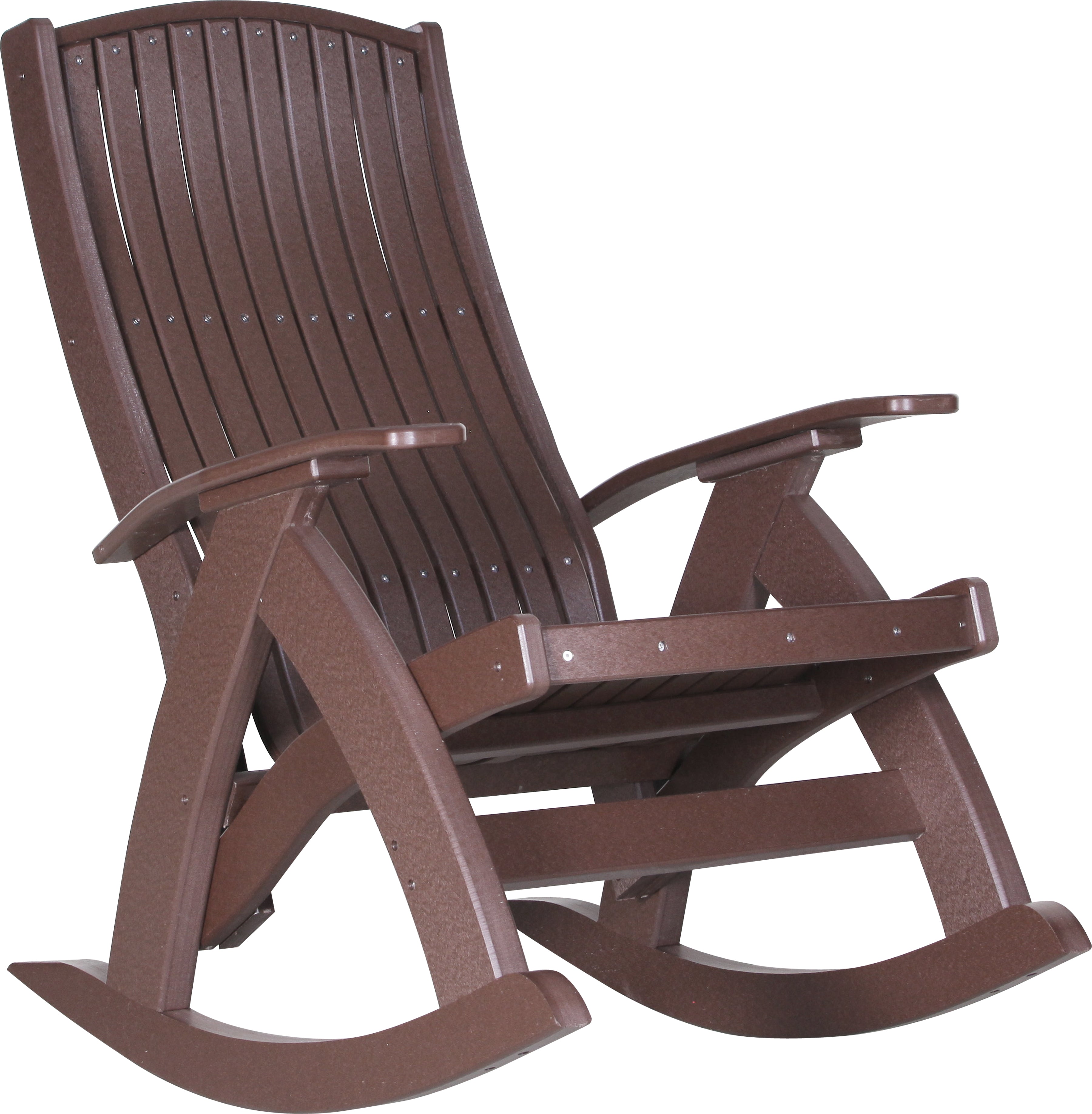 LuxCraft – Comfort Rocker – Smooth Outdoor Rocking Chair for Patio Relaxation
