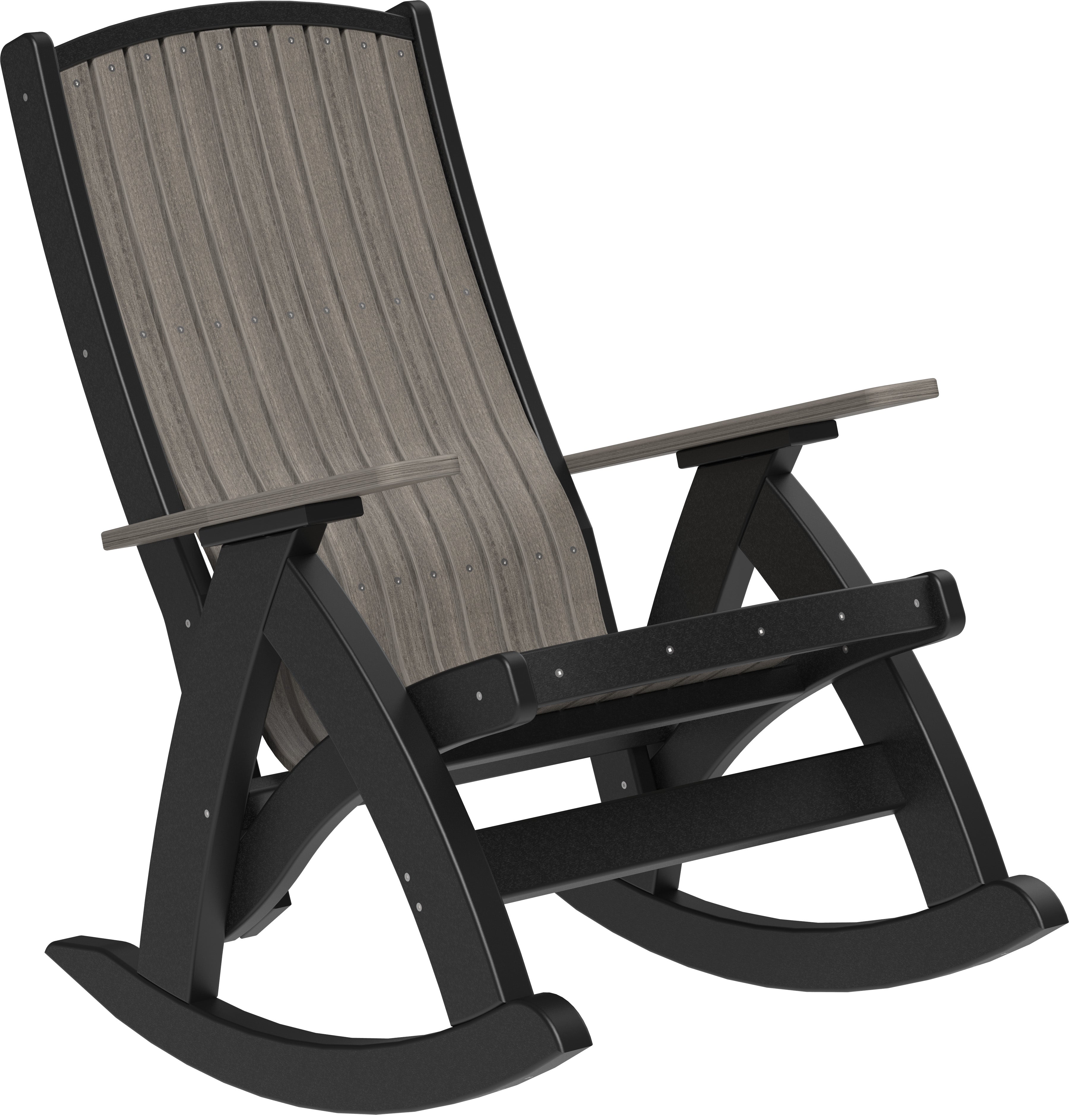 LuxCraft – Comfort Rocker – Smooth Outdoor Rocking Chair for Patio Relaxation