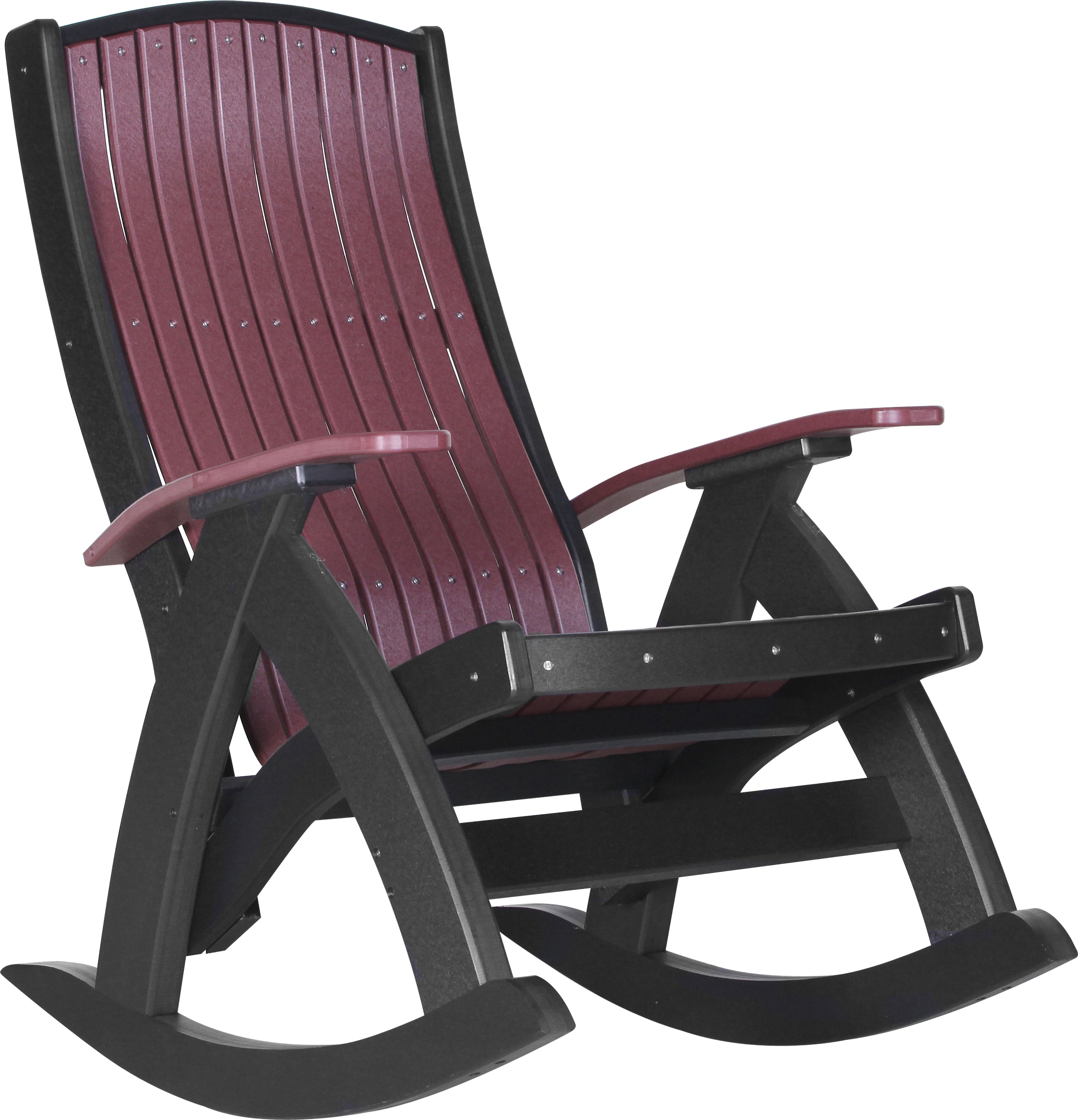LuxCraft – Comfort Rocker – Smooth Outdoor Rocking Chair for Patio Relaxation