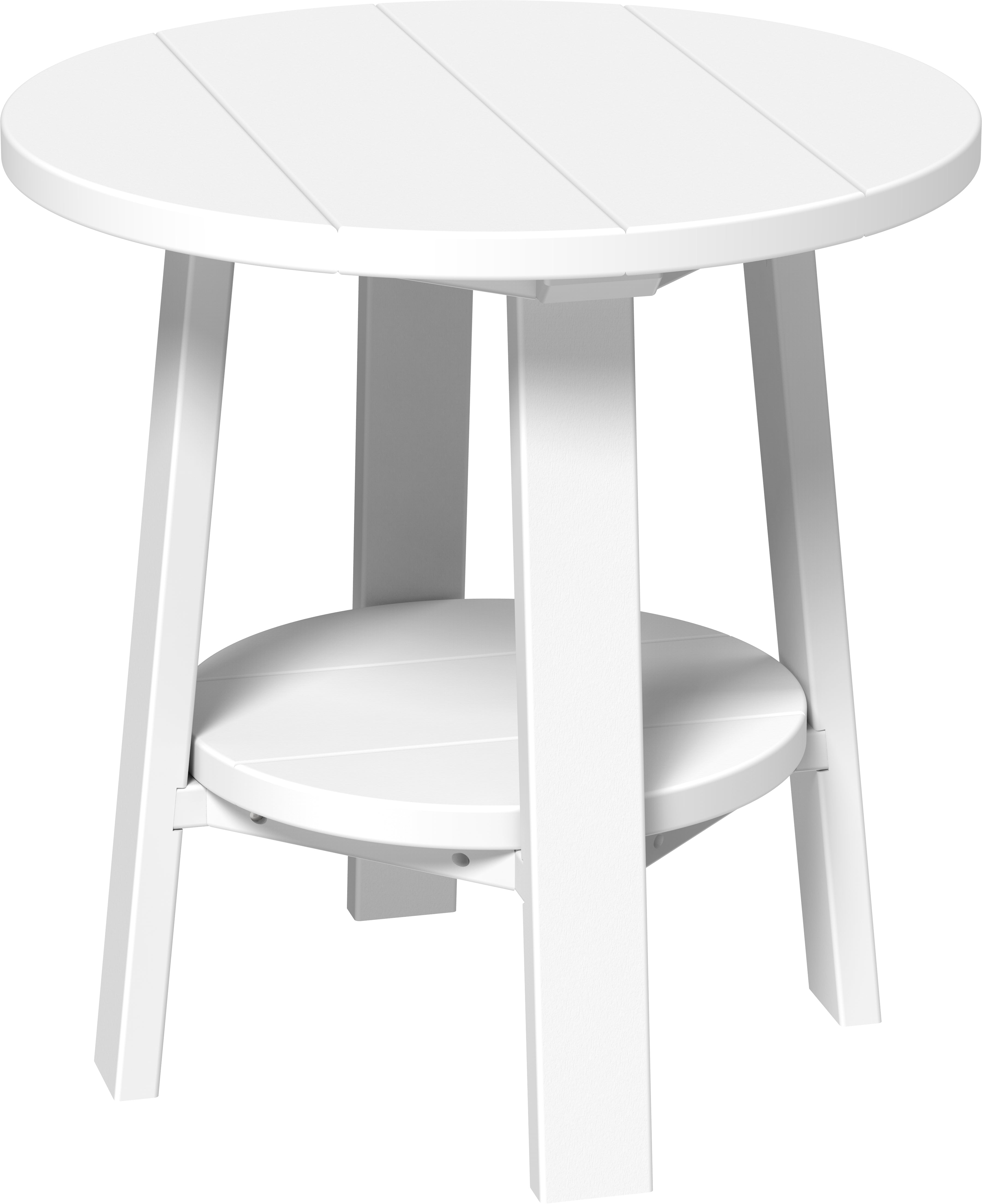 LuxCraft – Deluxe End Table – Durable Outdoor Side Table for Patio Seating