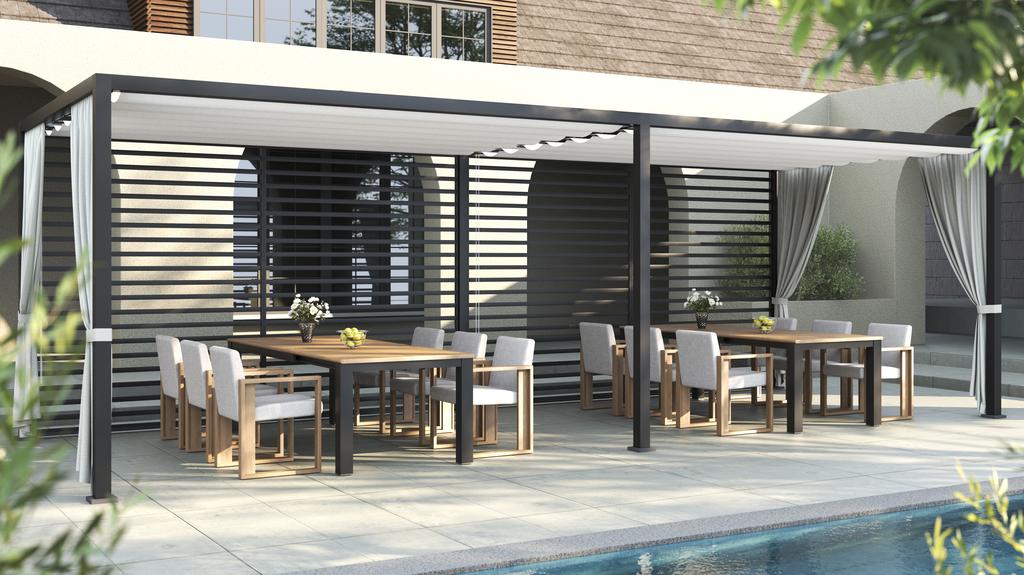Pergola XL -Retracable Roof - Ambiance Image~~