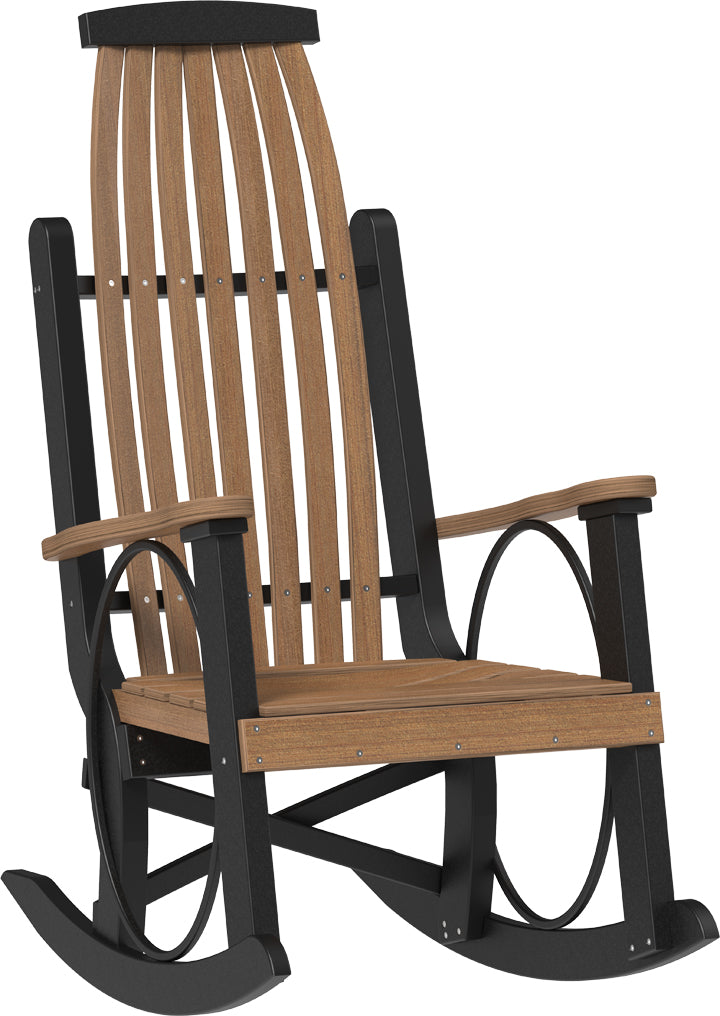 LuxCraft – Grandpa’s Rocker – Classic Outdoor Rocking Chair with Vintage Style