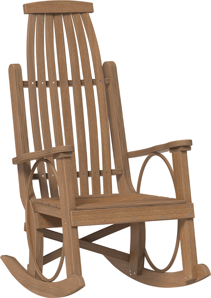 LuxCraft – Grandpa’s Rocker – Classic Outdoor Rocking Chair with Vintage Style