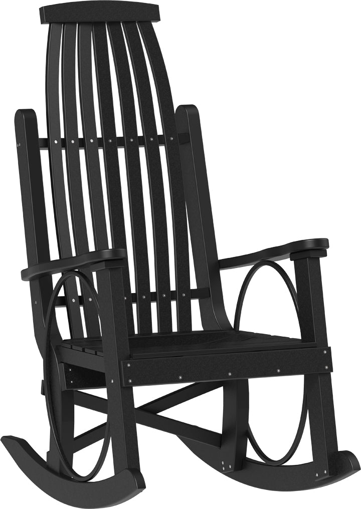 LuxCraft – Grandpa’s Rocker – Classic Outdoor Rocking Chair with Vintage Style