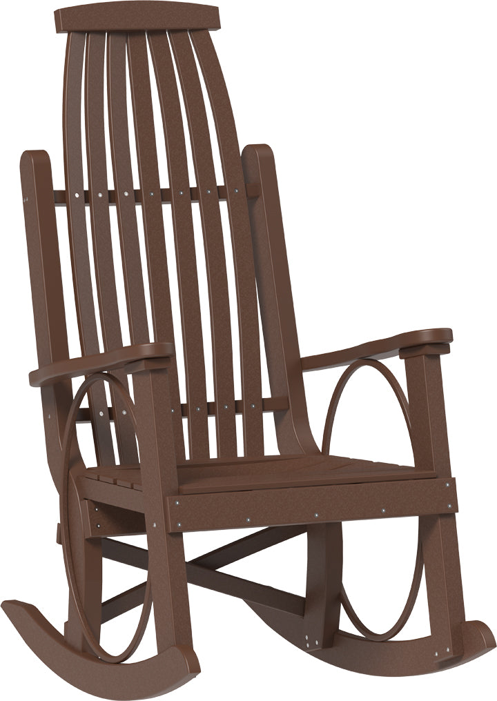 LuxCraft – Grandpa’s Rocker – Classic Outdoor Rocking Chair with Vintage Style