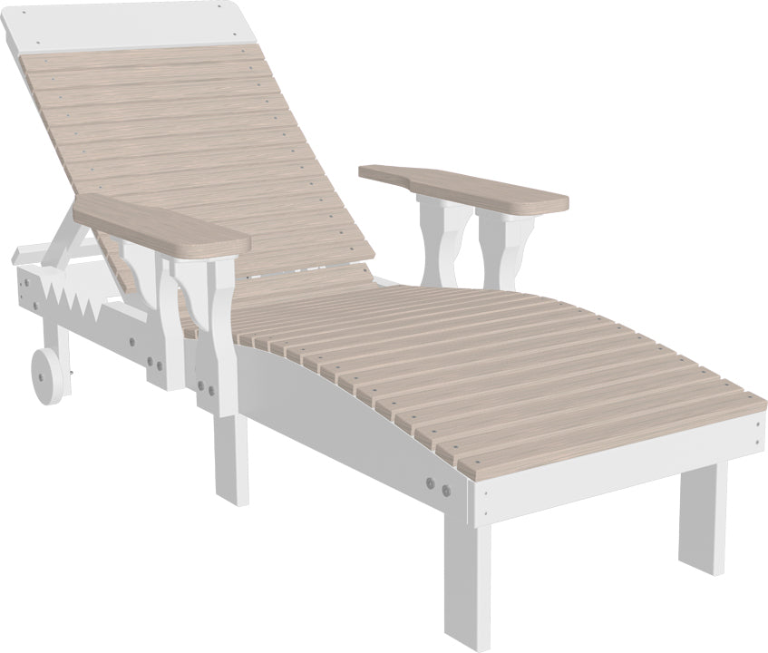 LuxCraft – Adjustable Lounge Chair – Outdoor Reclining Chair with Wheels