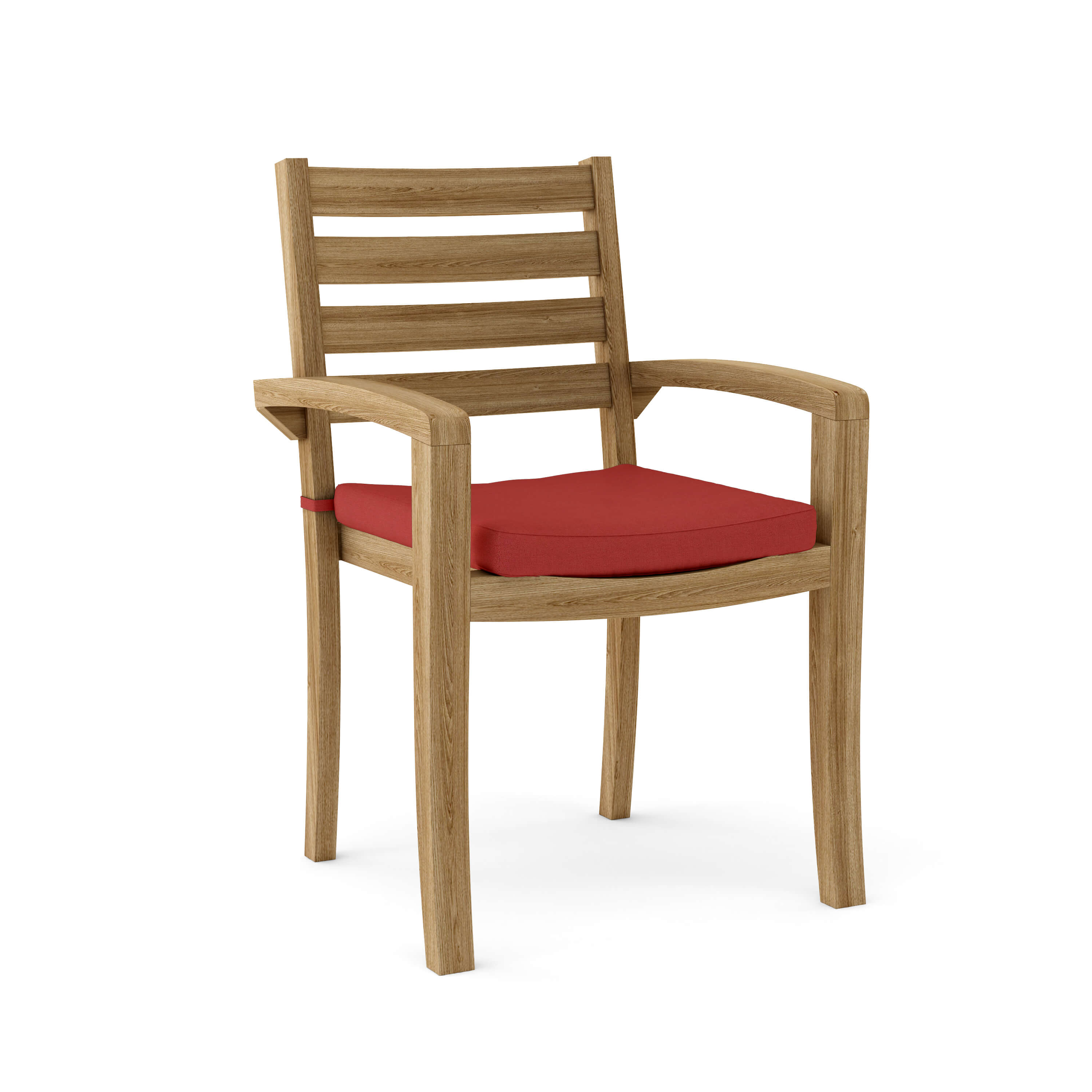 Anderson Teak Catalina Stacking Armchair (4-PCS) – Solid Teak Outdoor Seating