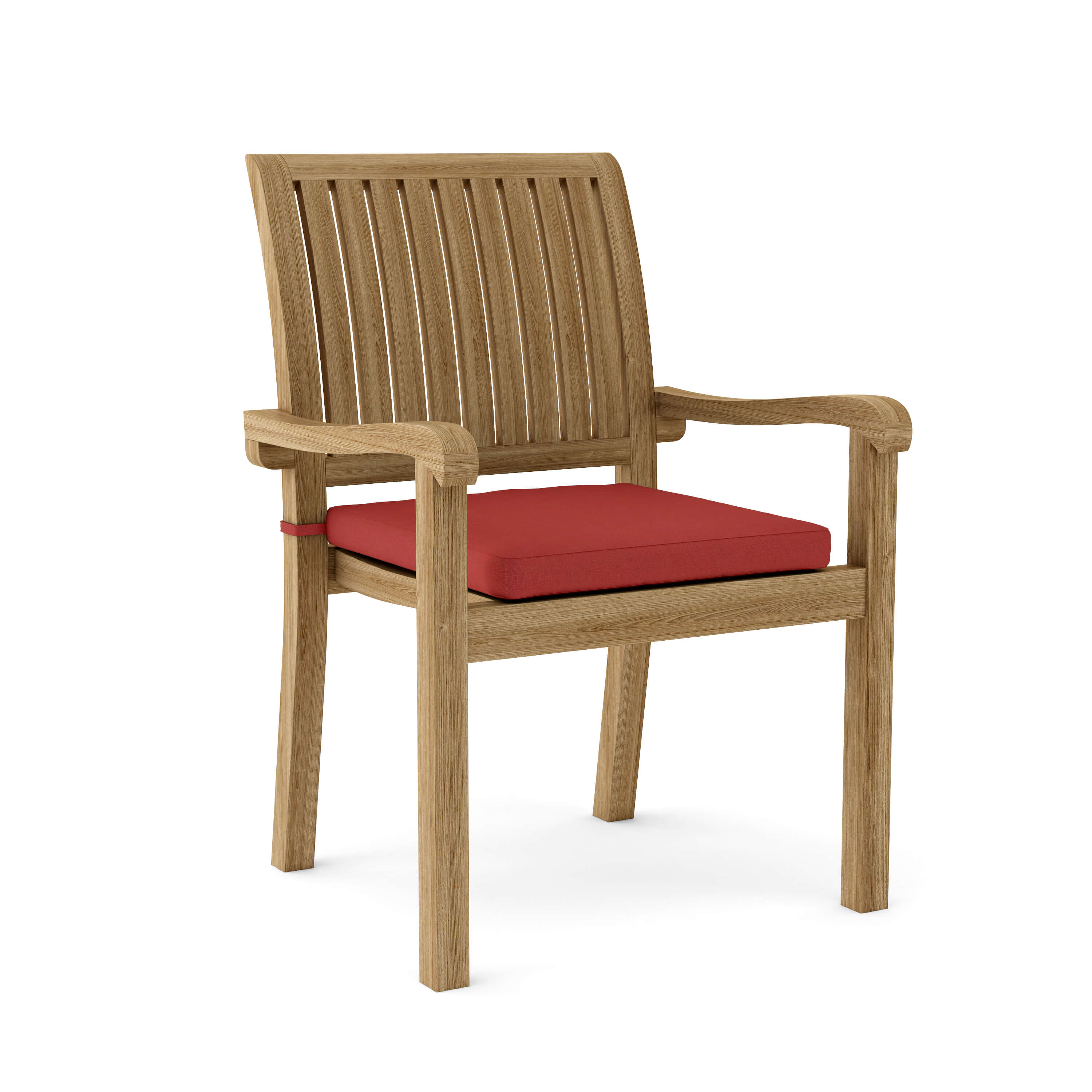 Anderson Teak Aspen Stacking Armchair(4-PCS) – Solid Teak Outdoor Seating