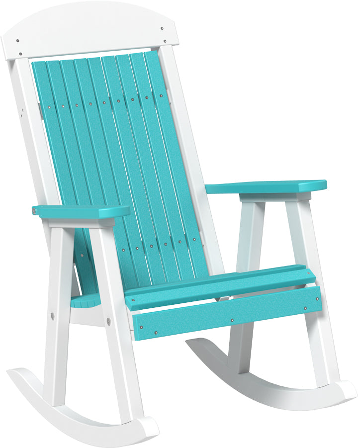 LuxCraft – Porch Rocker – Classic Outdoor Rocking Chair for Relaxing Porches