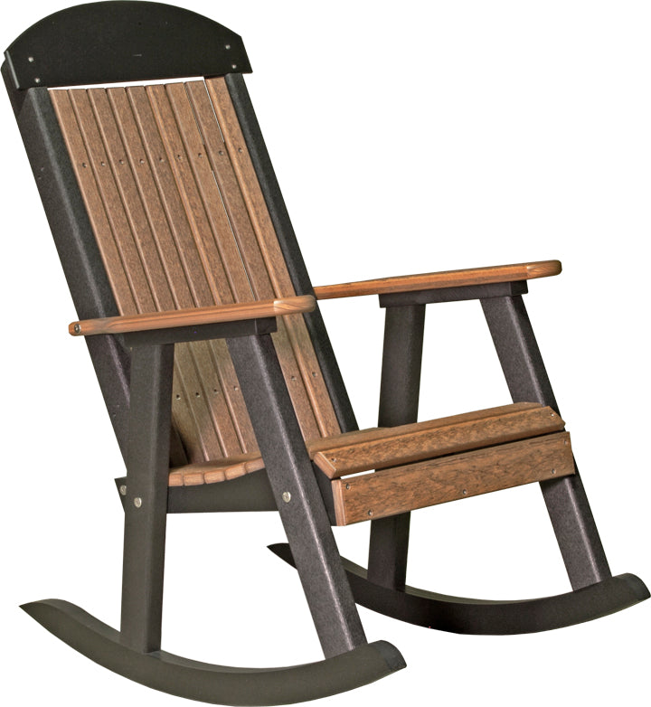 LuxCraft – Porch Rocker – Classic Outdoor Rocking Chair for Relaxing Porches