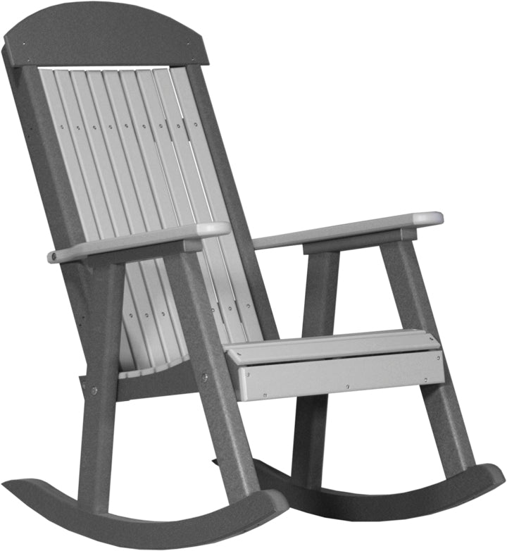 LuxCraft – Porch Rocker – Classic Outdoor Rocking Chair for Relaxing Porches