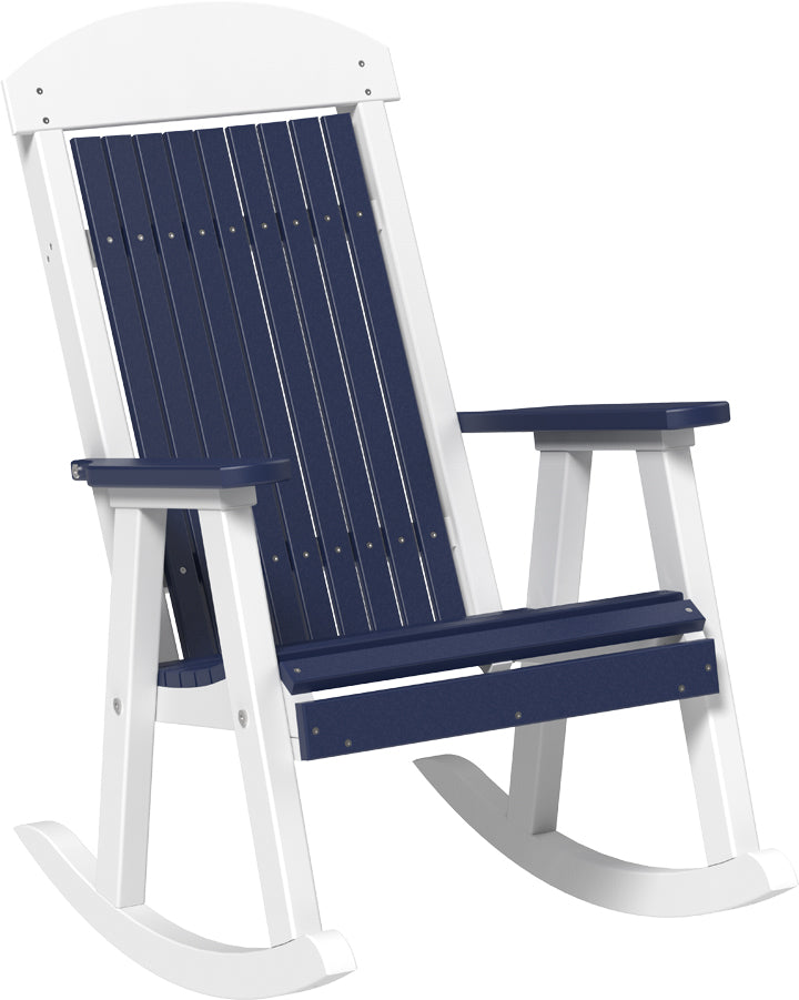 LuxCraft – Porch Rocker – Classic Outdoor Rocking Chair for Relaxing Porches