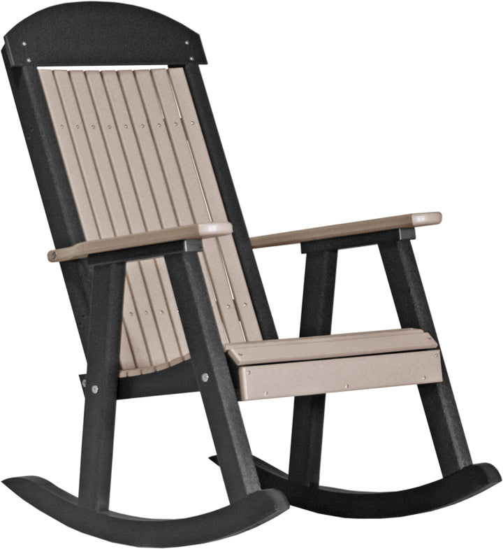 LuxCraft – Porch Rocker – Classic Outdoor Rocking Chair for Relaxing Porches