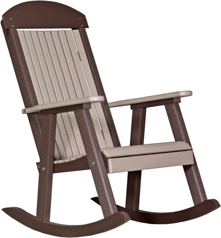LuxCraft – Porch Rocker – Classic Outdoor Rocking Chair for Relaxing Porches
