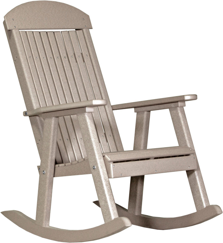 LuxCraft – Porch Rocker – Classic Outdoor Rocking Chair for Relaxing Porches